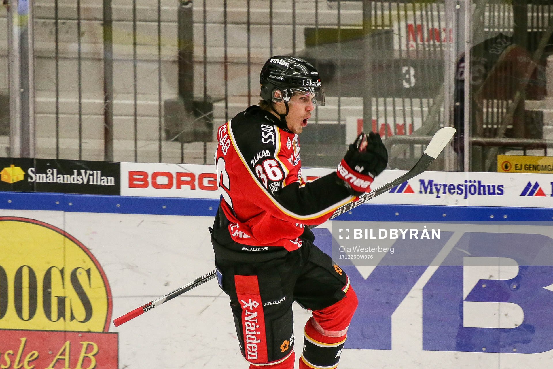 Luleås Emil Larsson jublar