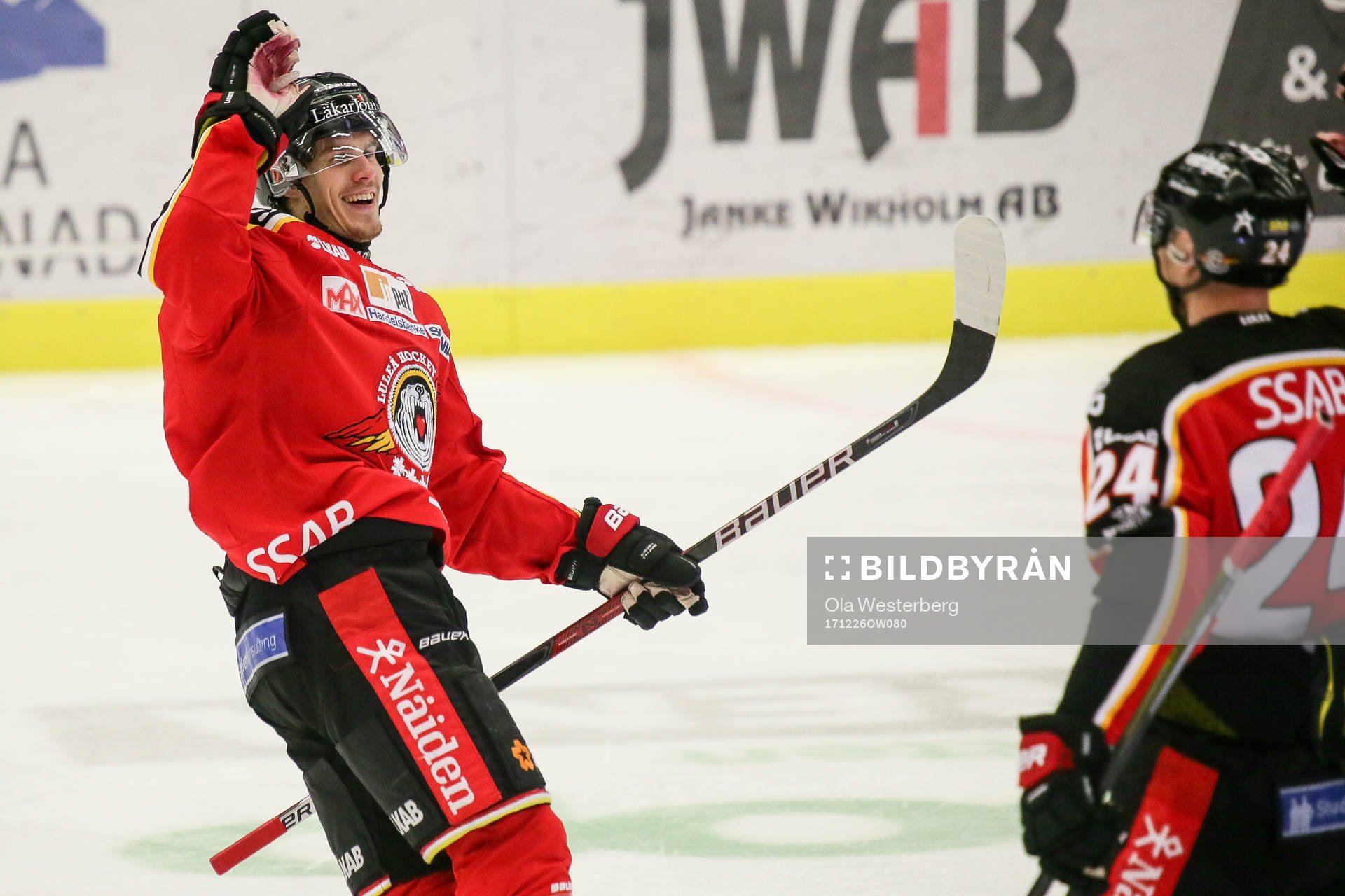 Luleås Emil Larsson jublar
