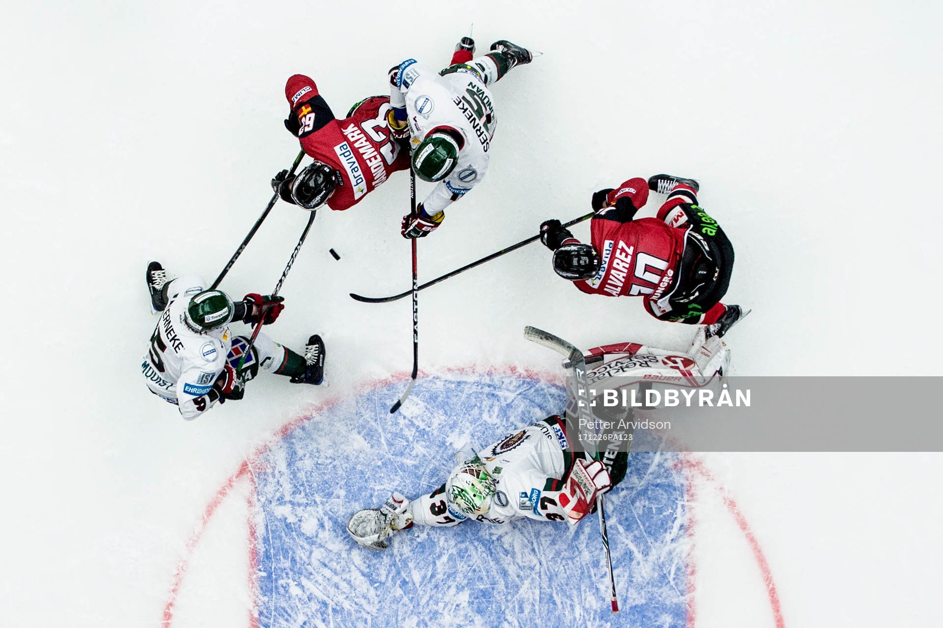 Malmö Redhawks Robin Alvarez och Fredrik Händemark oroar