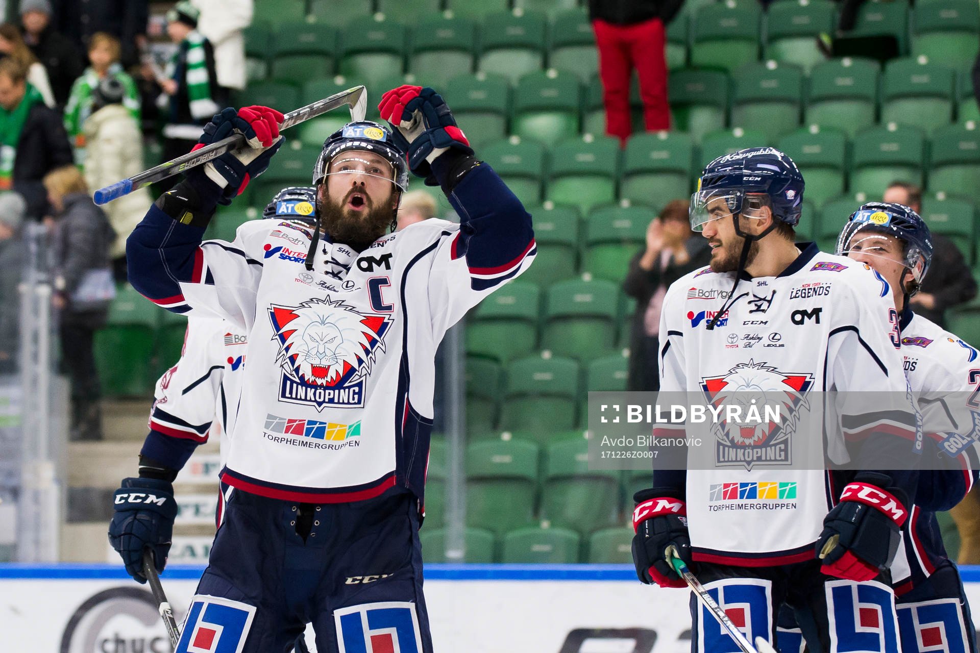 Linköpings Niklas Persson jublar