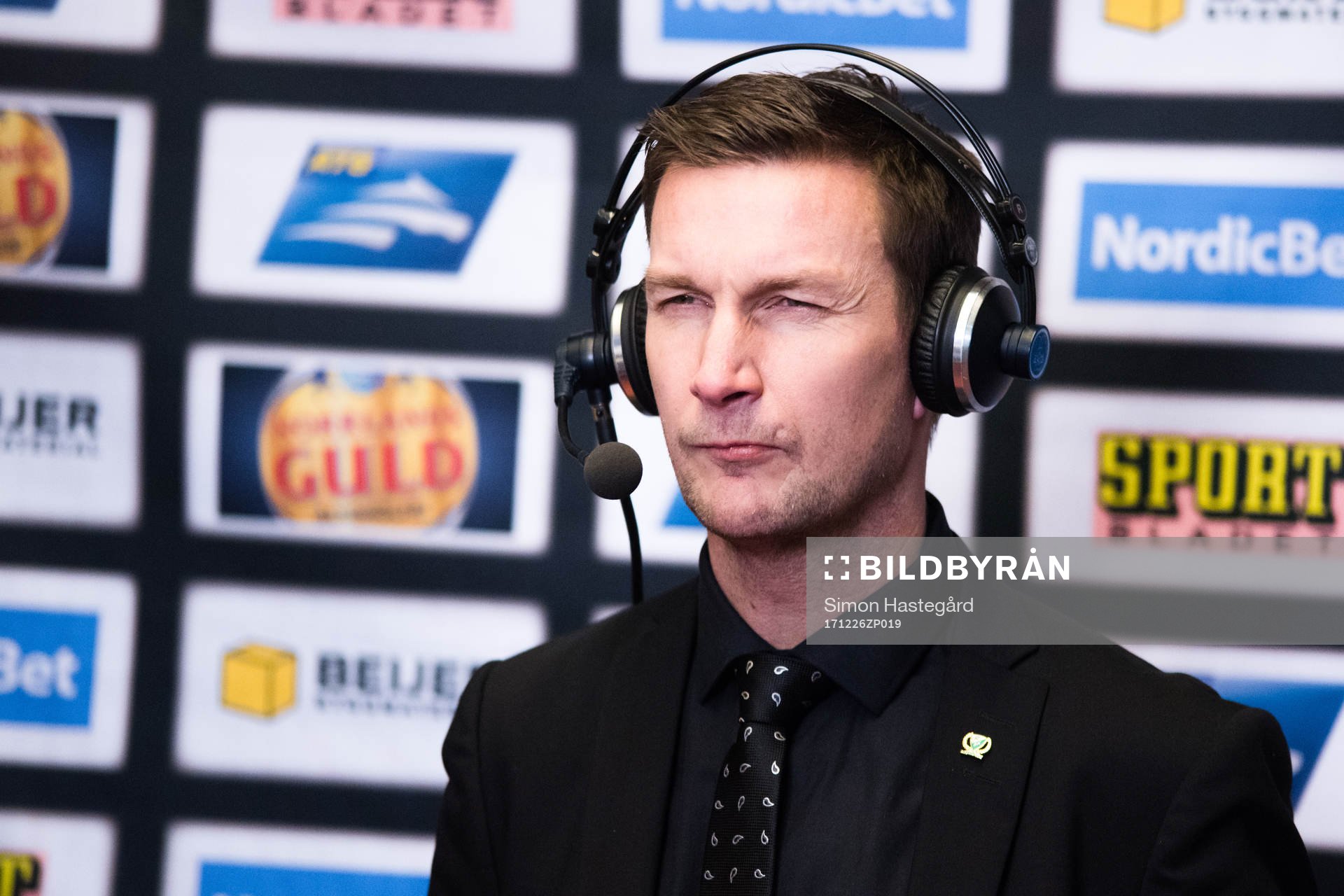 Färjestads tränare Johan Pennerborn