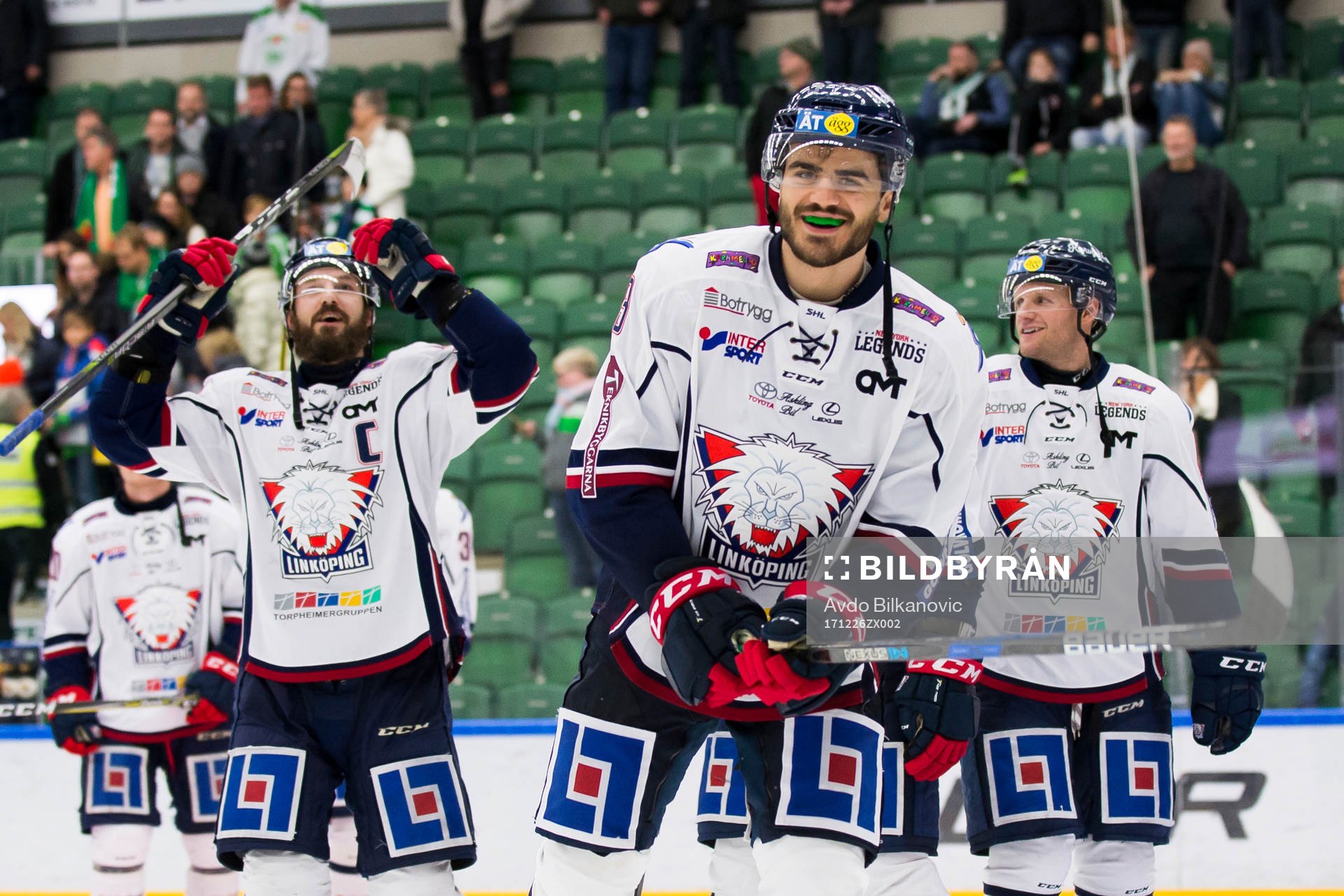 Linköpings Almen Bibic jublar