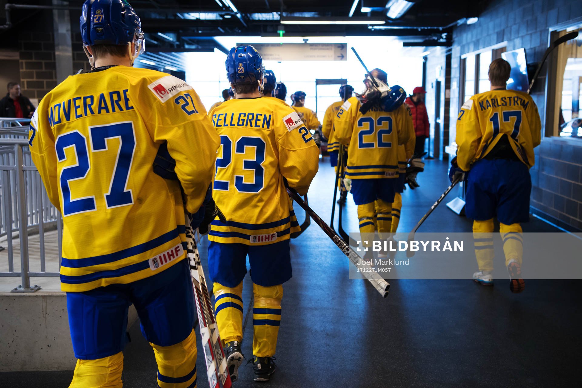 Jacob Moverare, Jesper Sellgren, Axel Jonsson Fjällby och