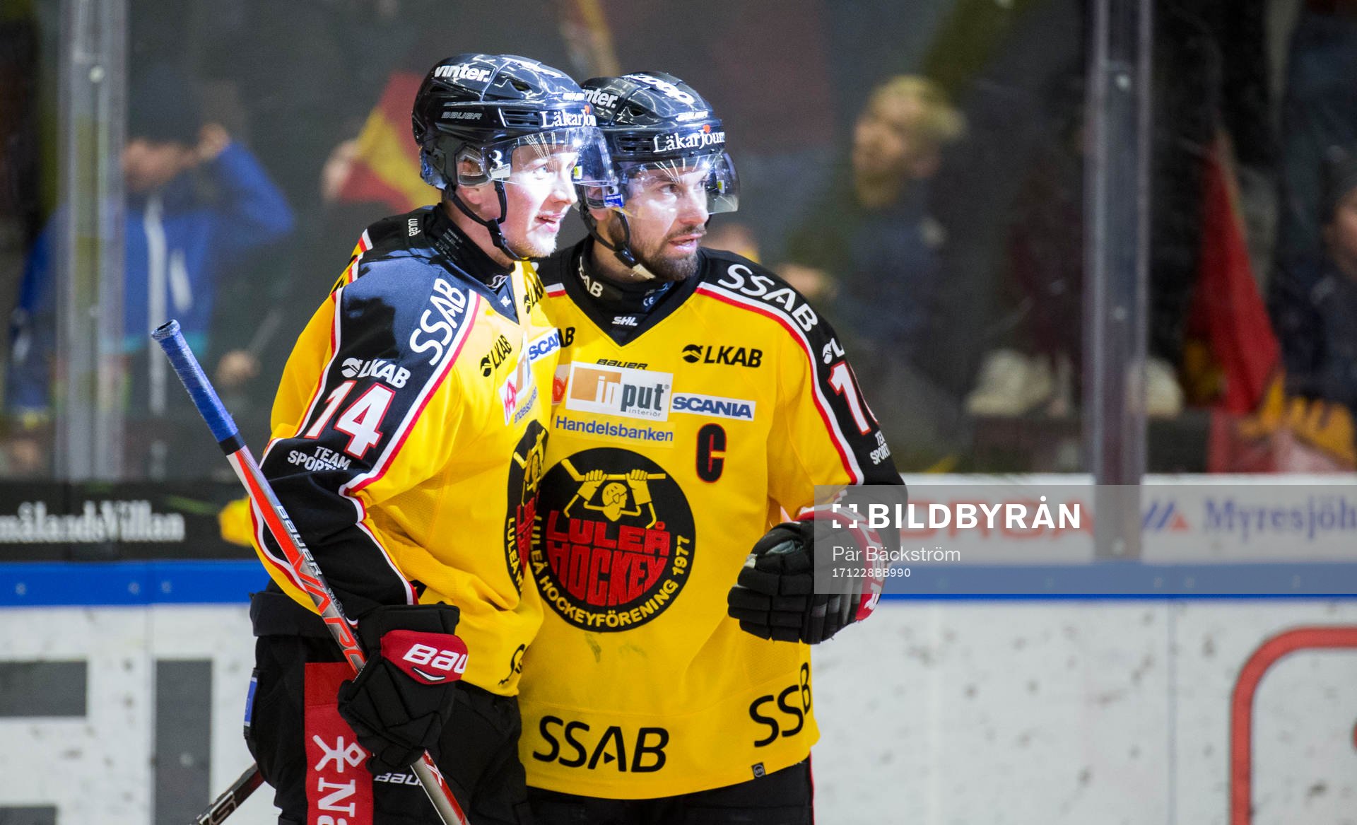 Luleås Luleås Jonas Berglund jublar