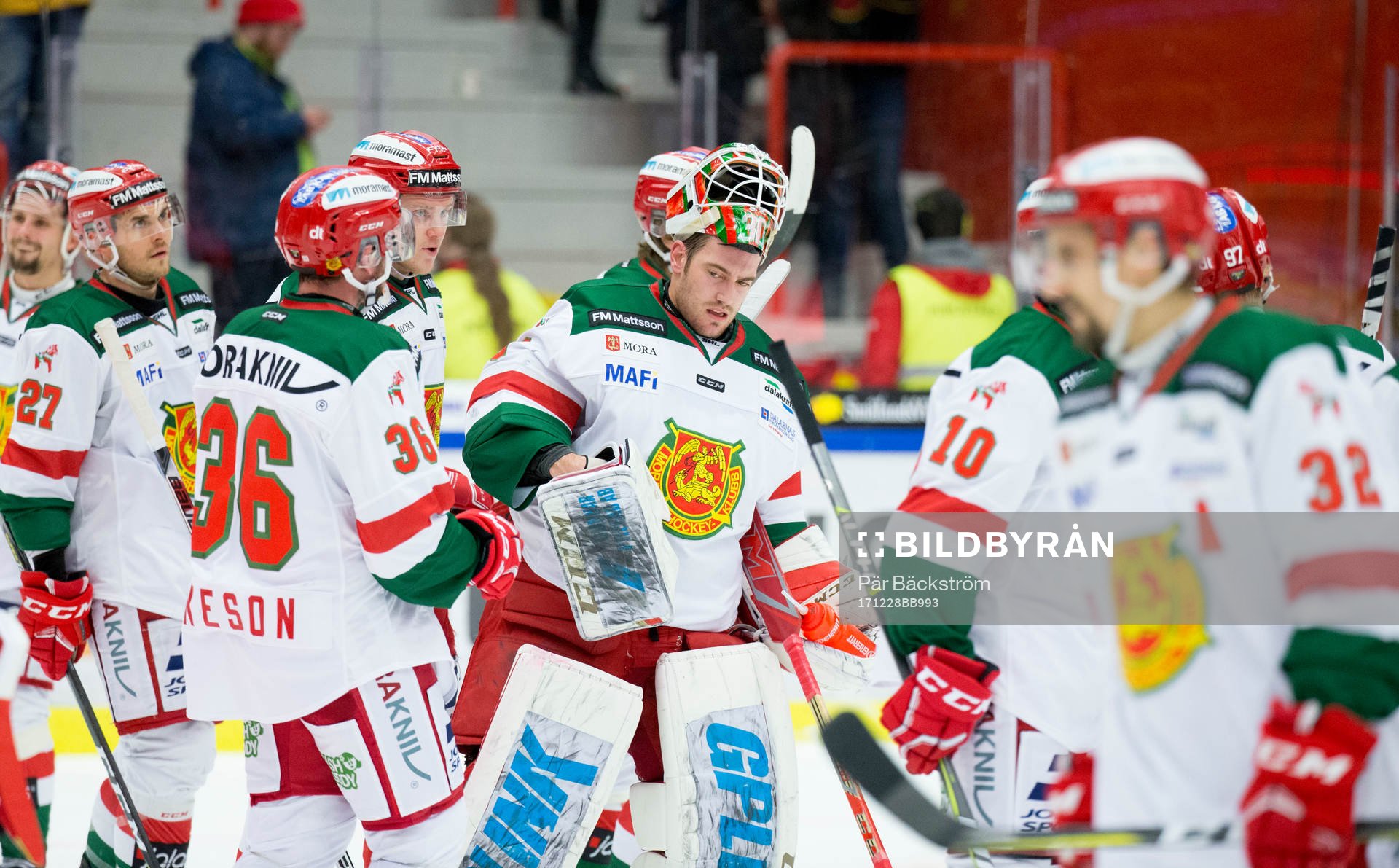 Moras målvakt Mattias Pettersson deppar