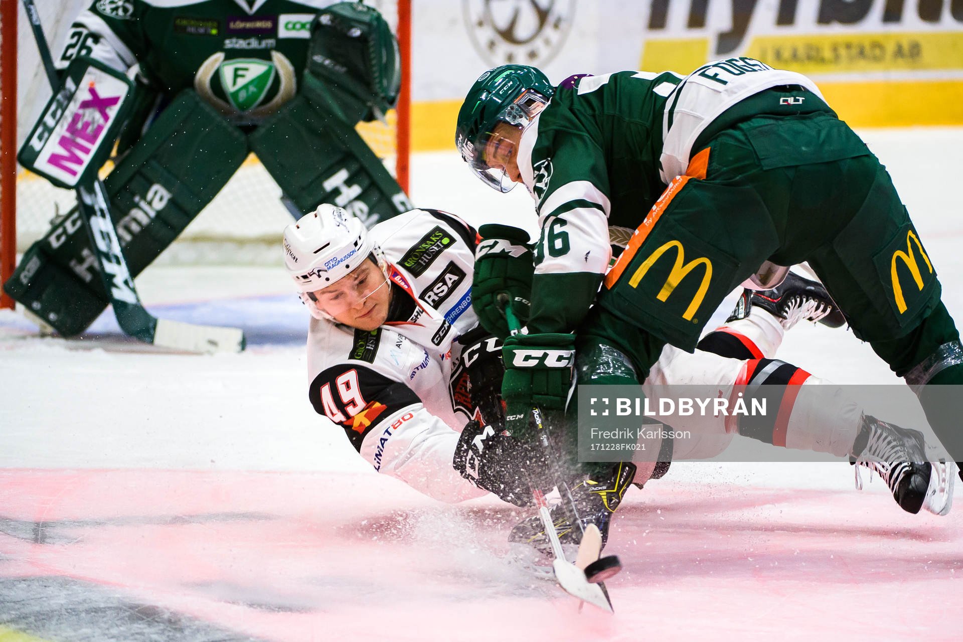 Malmö Redhawks Rhett Rakhshani och Färjestads Niklas