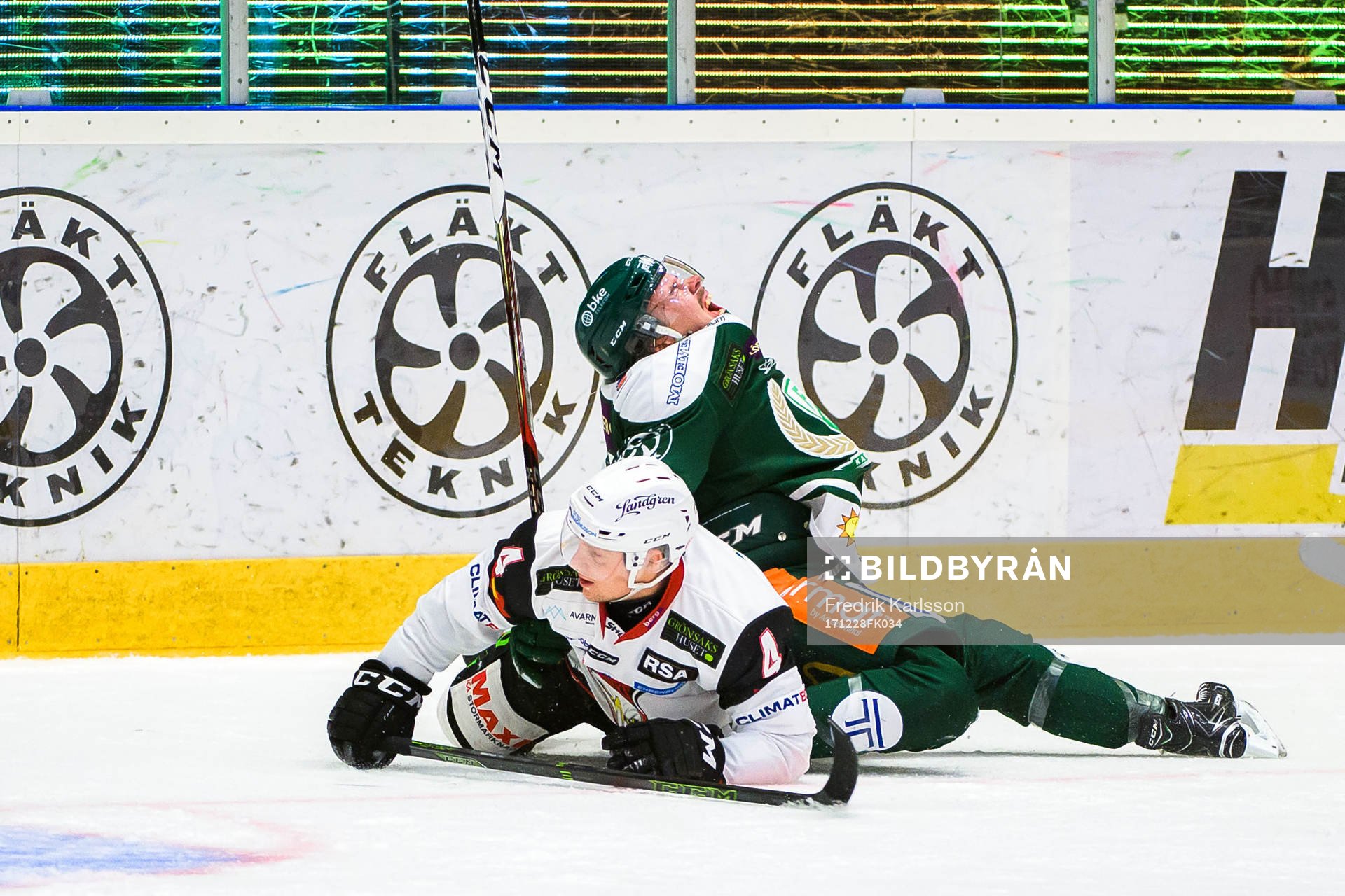 Malmö Redhawks Tuukka Mäntylä och Färjestads Joakim