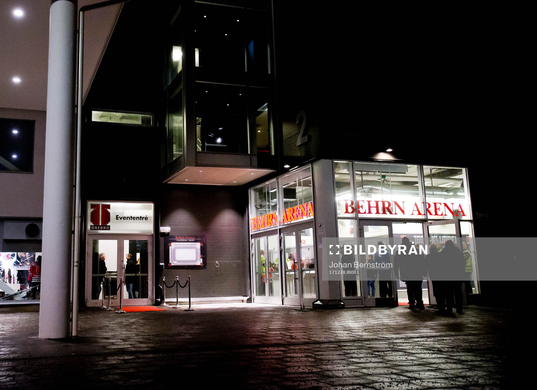 Entrén till Behrn Arena