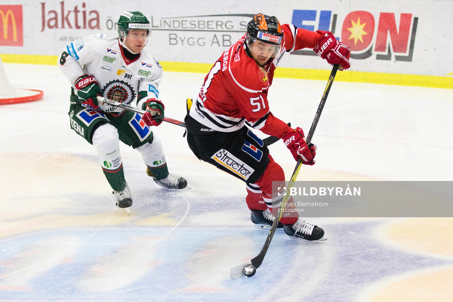 Frölundas John Nyberg och Örebros Gustav Franzén