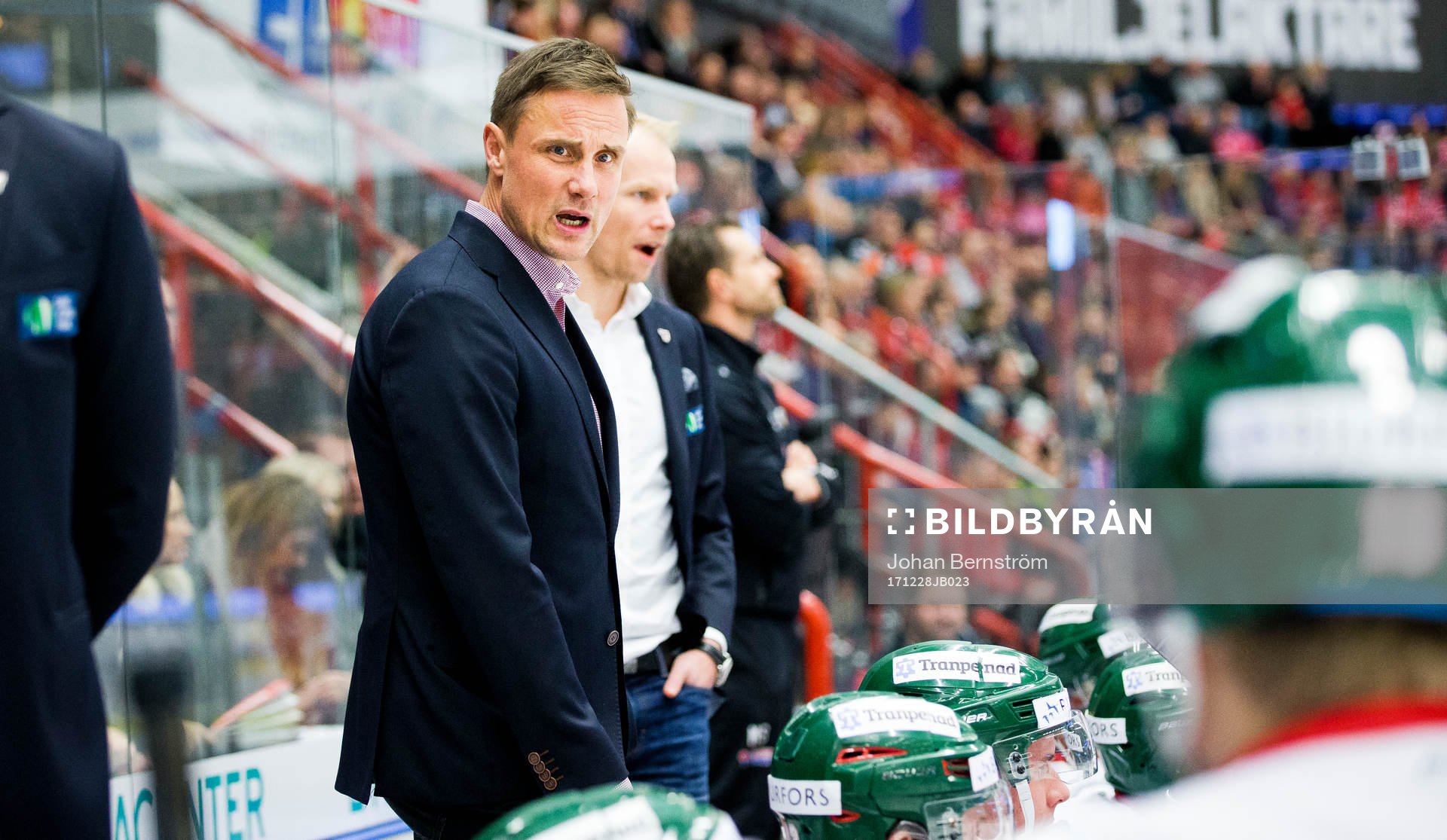 Frölundas tränare Roger Rönnberg deppar