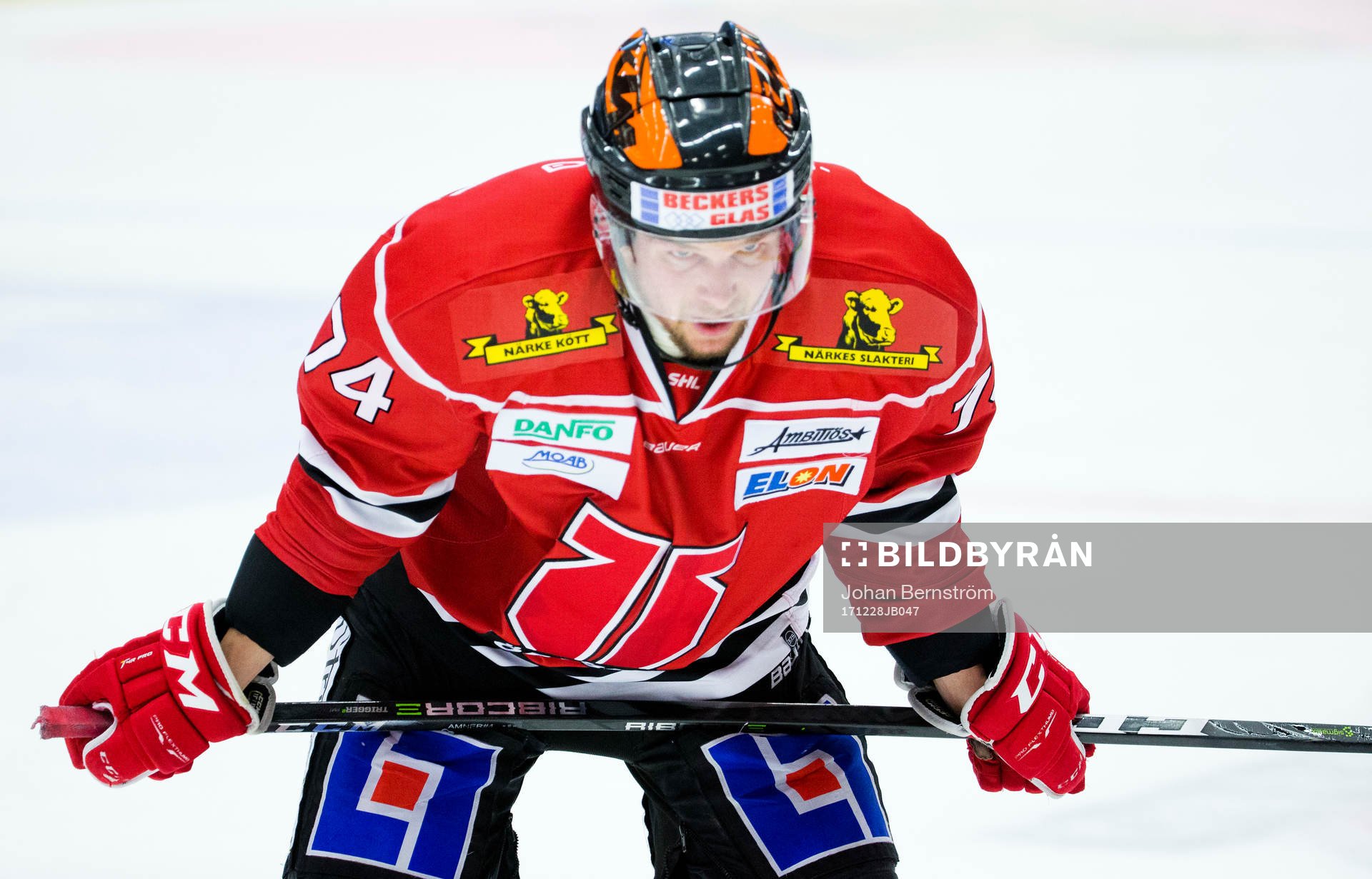 Örebros Viktor Amnér deppar