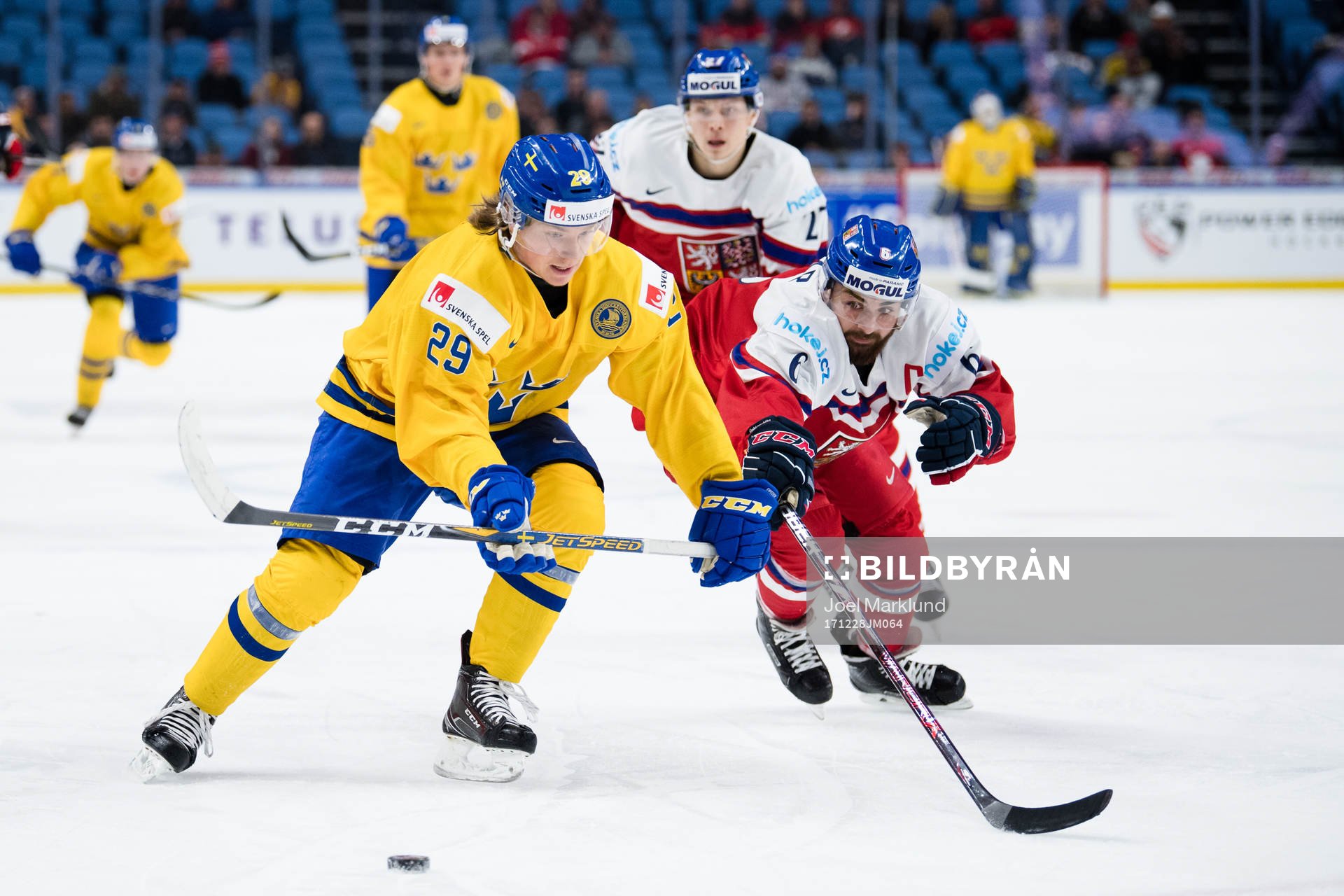 Sveriges Oskar Steen och Tjeckiens Marek Zachar