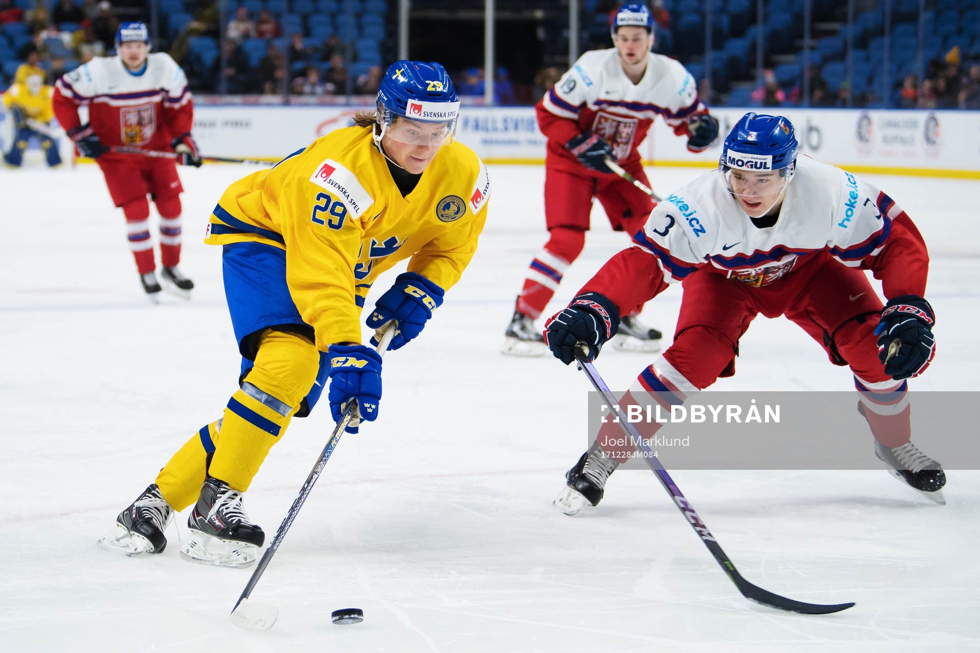 Sveriges Oskar Steen och Tjeckiens Libor Hajek