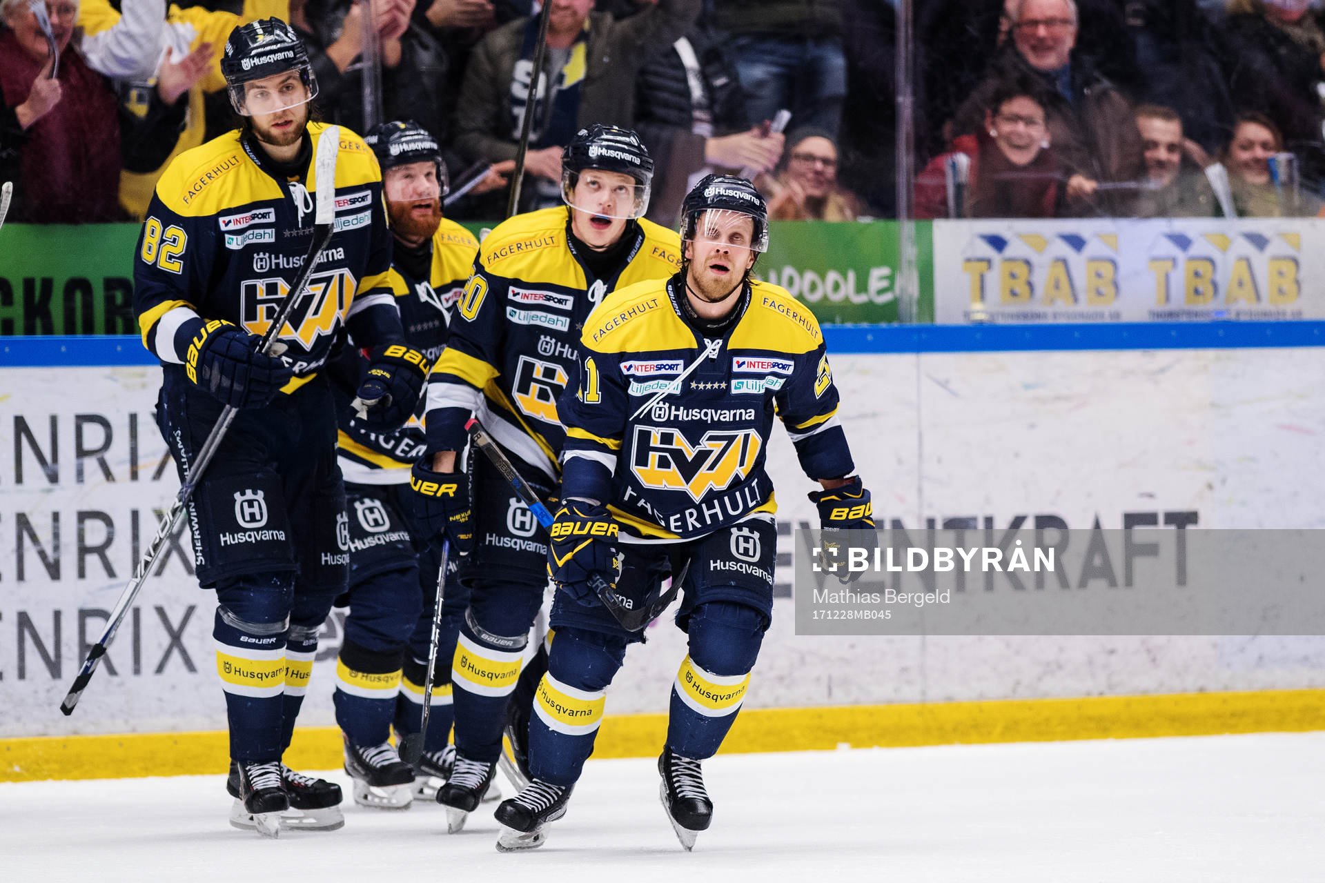 s Kevin Stenlund, Robin Figren och Lawrence Pilut samt