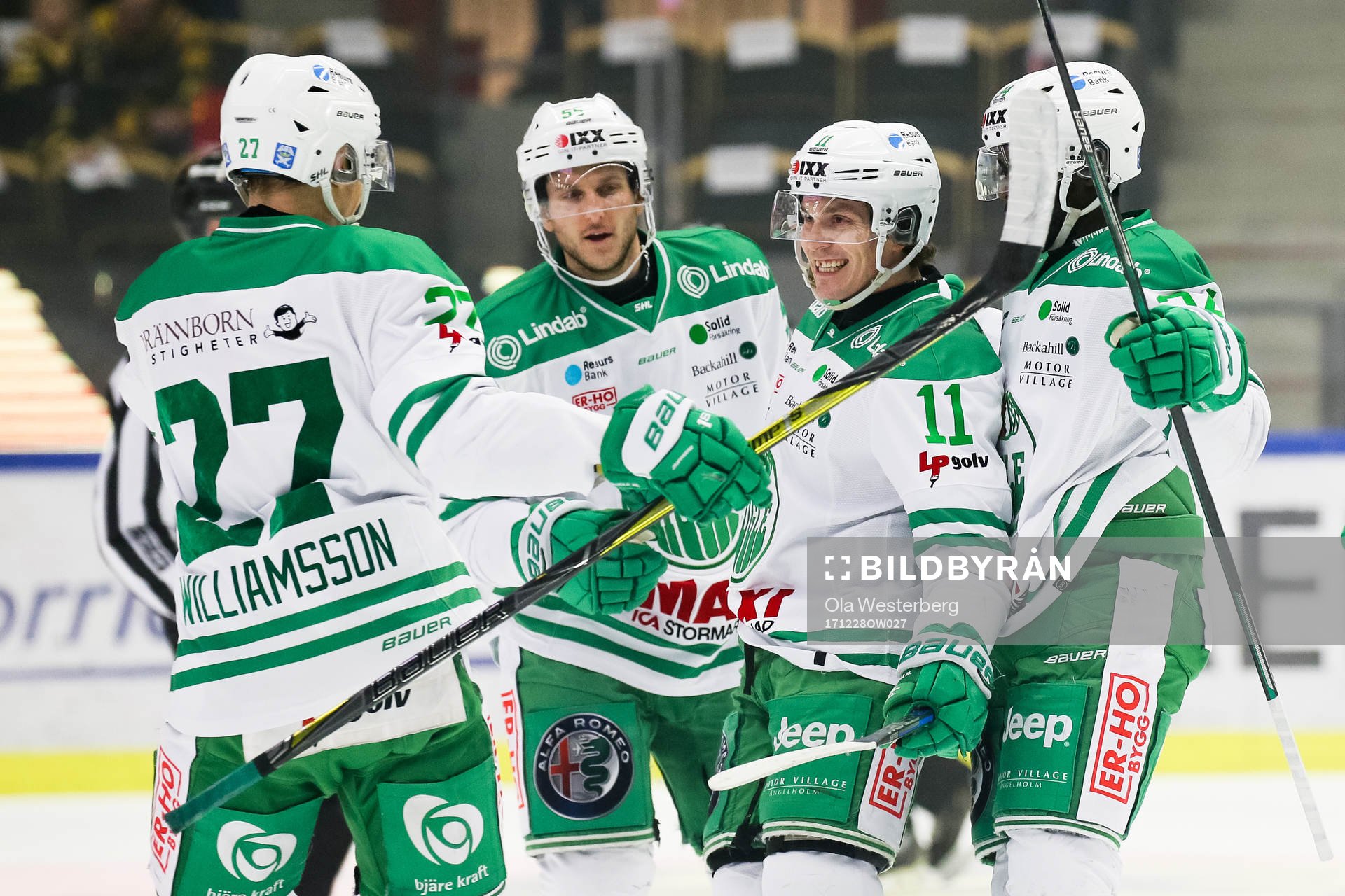 Rögles Bryan Lerg och Jesper Williamsson jublar