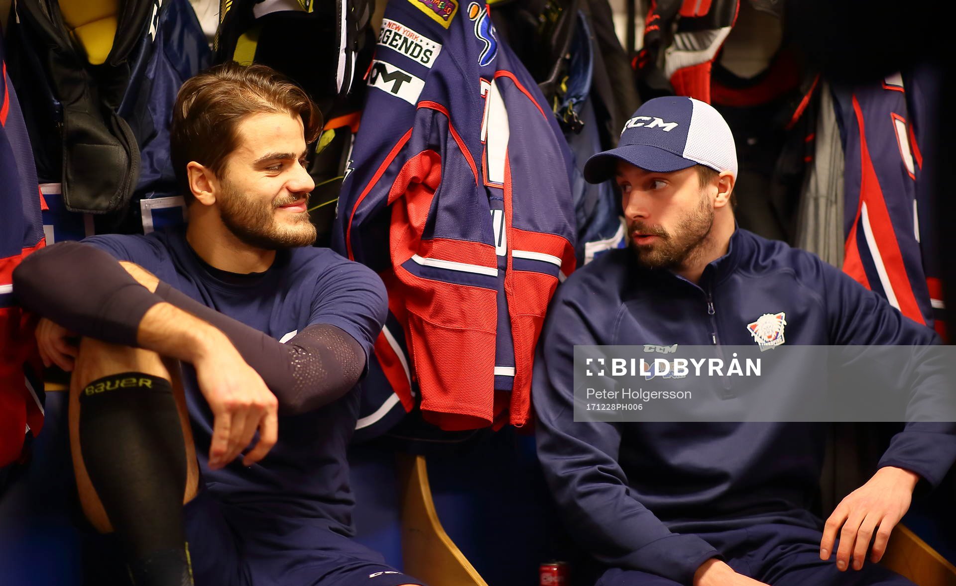 Linköpings Almen Bibic och Daniel Olsson Trkulja