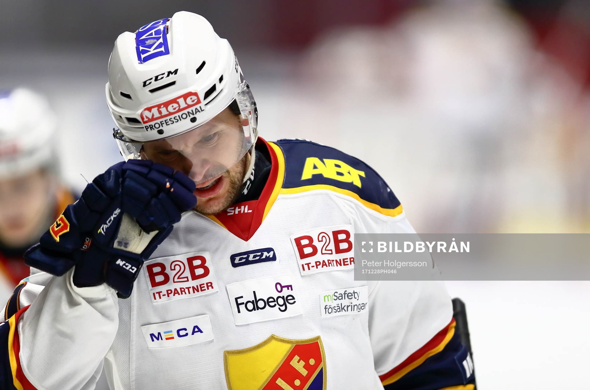 Djurgårdens Niclas Bergfors jublar och deppar
