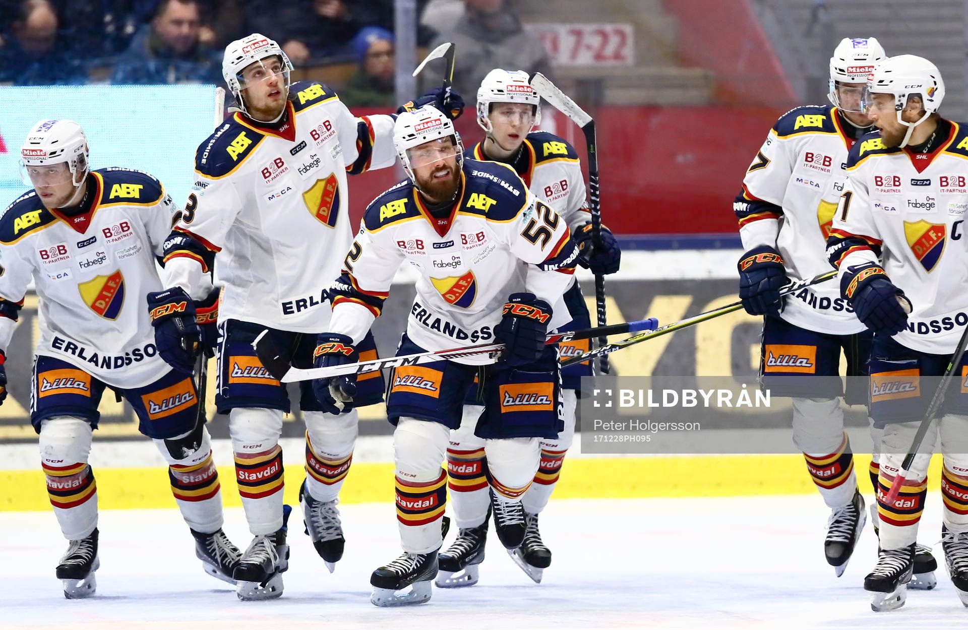 Djurgårdens spelare jublar