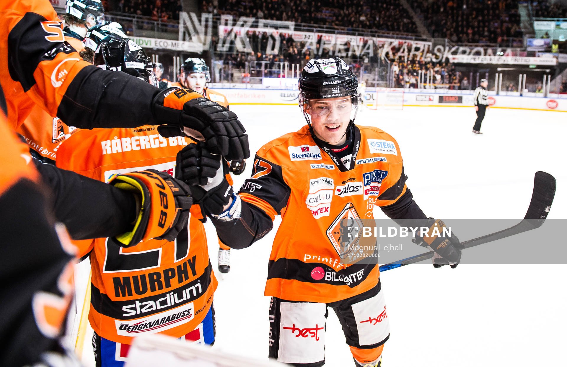 Karlskronas Joel Kellman jublar