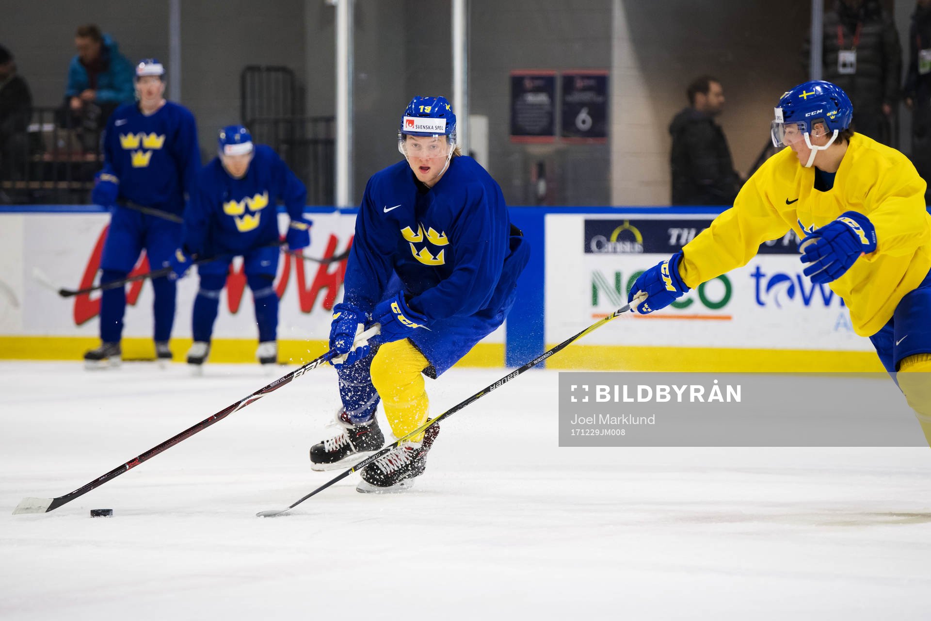 Alexander Nylander och Isac Lundeström på Sveriges