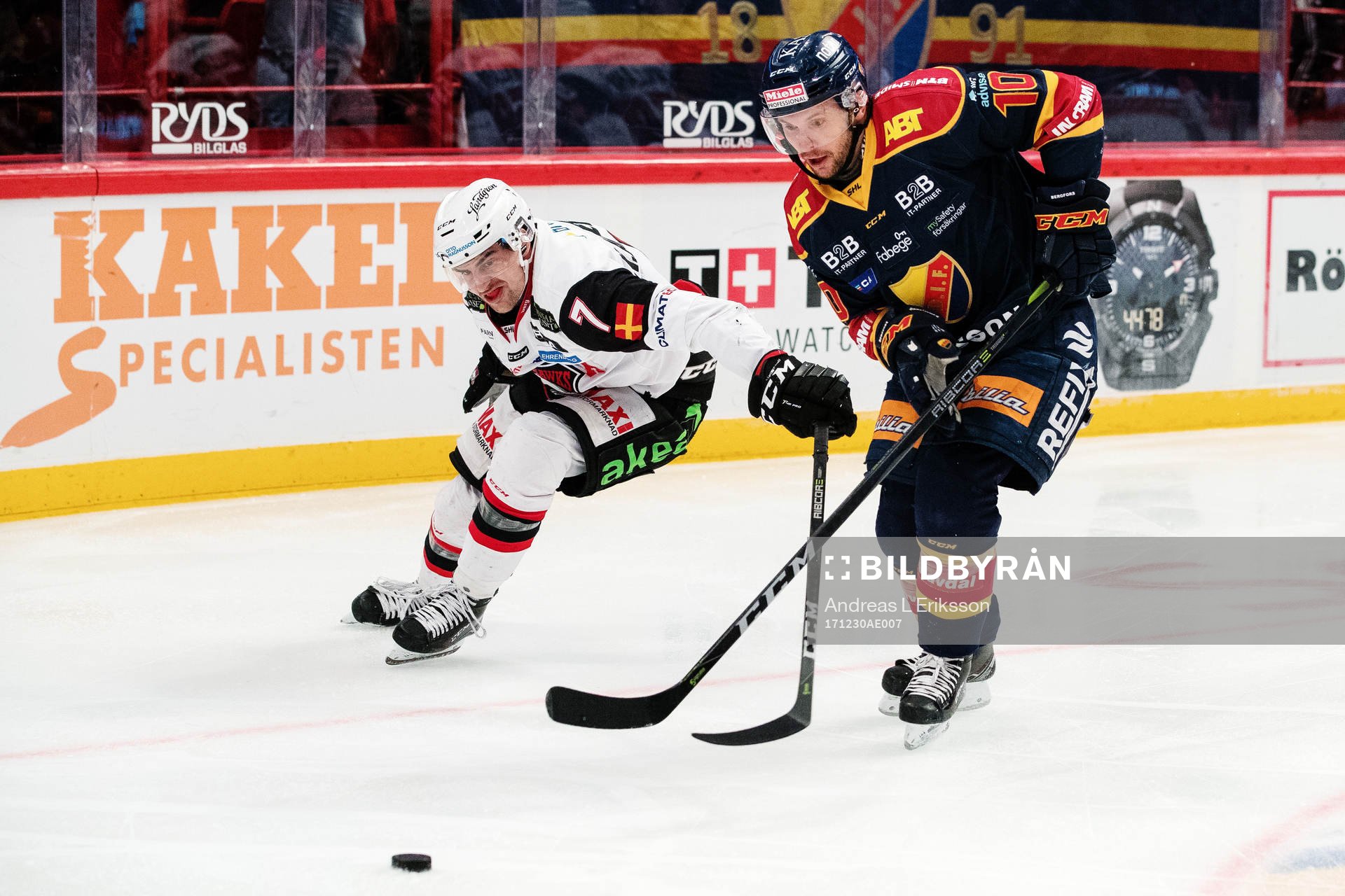Malmö Redhawks Nils Andersson och Djurgårdens Niclas