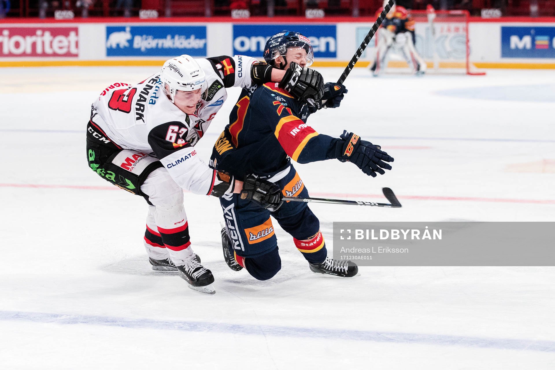 Malmö Redhawks Fredrik Händemark och Djurgårdens
