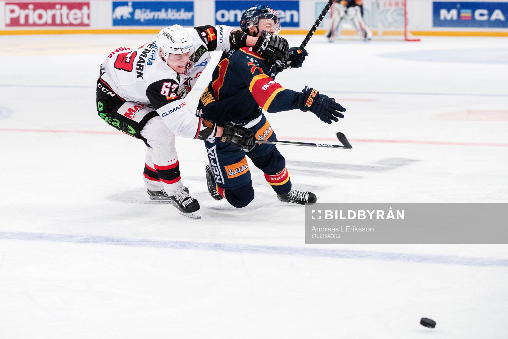Malmö Redhawks Fredrik Händemark och Djurgårdens