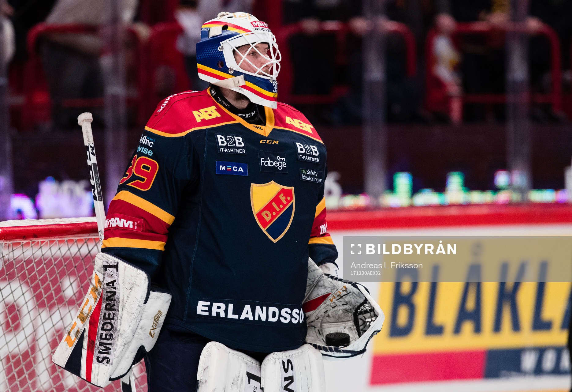 Djurgårdens målvakt Adam Reideborn