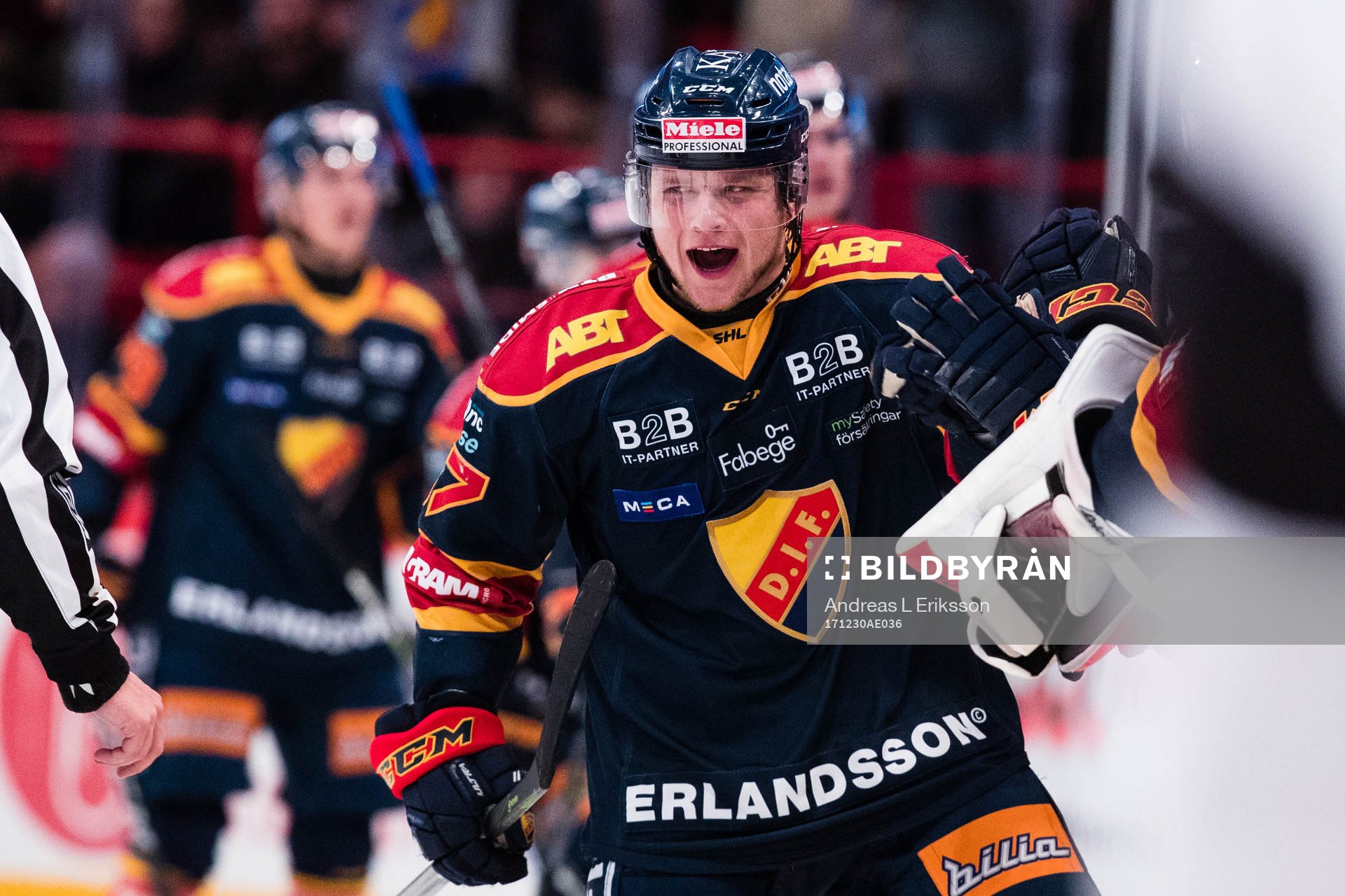 Djurgårdens Jesper Pettersson jublar