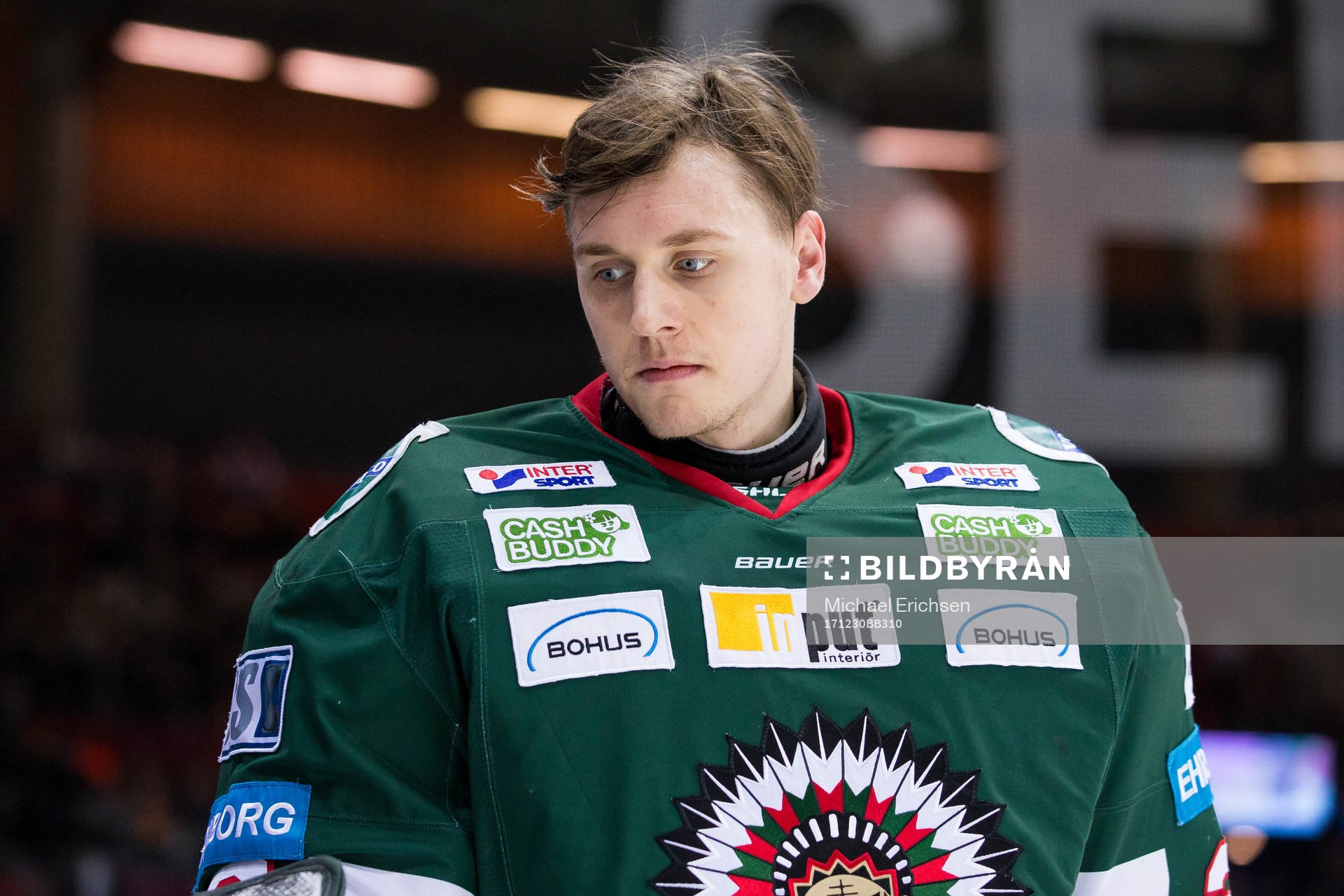 Frölundas målvakt Johan Mattsson