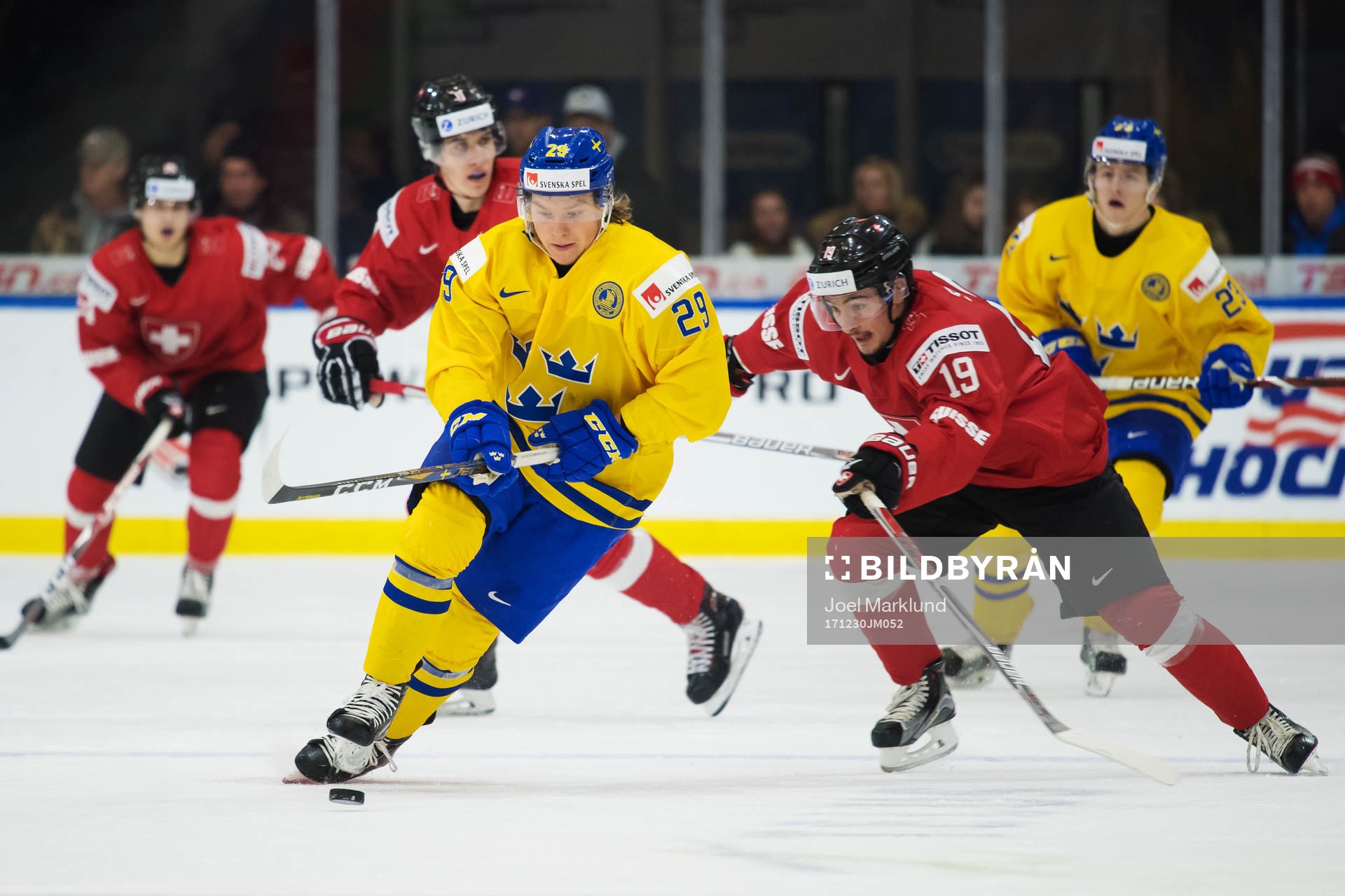 Sveriges Oskar Steen och Schweiz Axel Simic