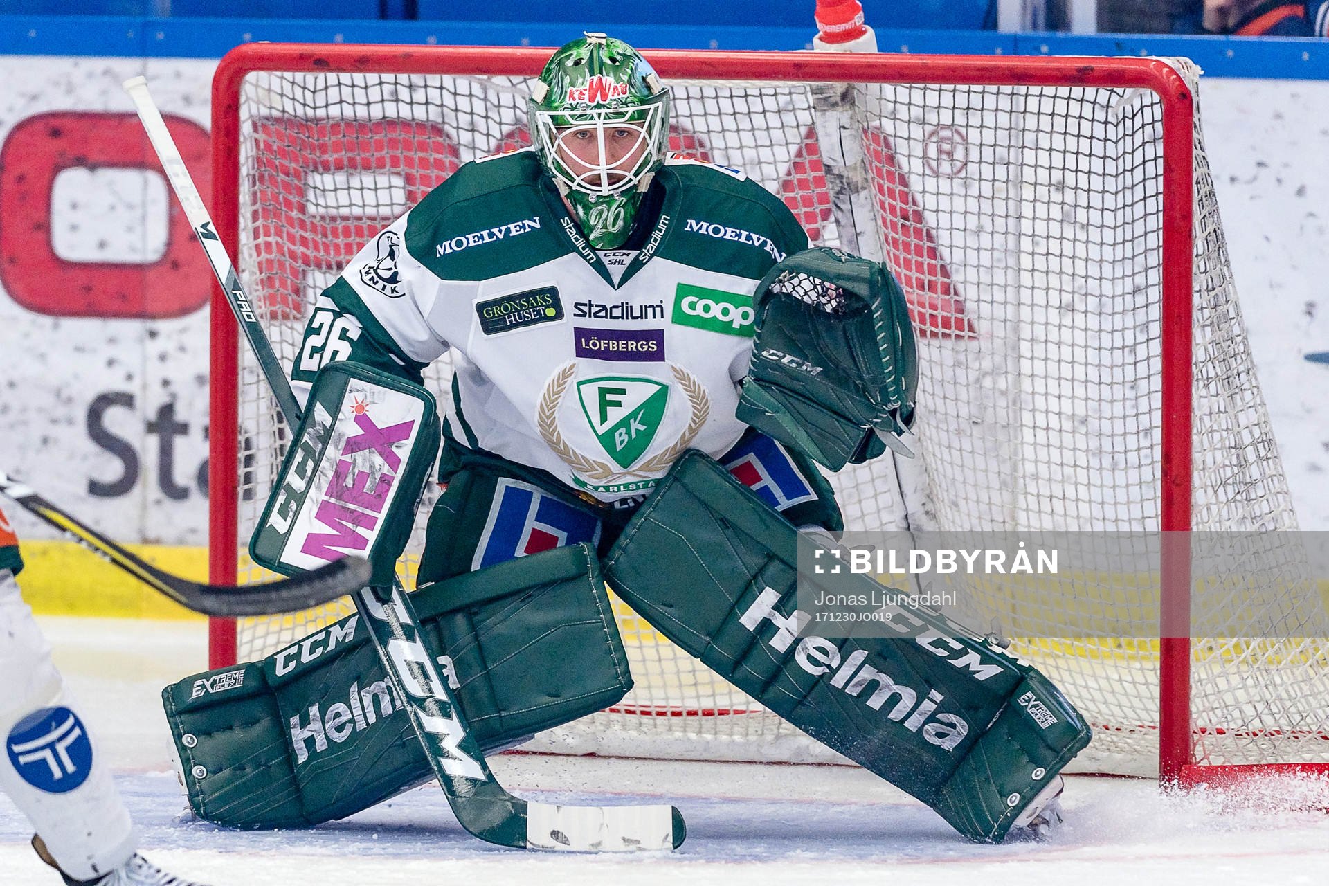 Färjestads målvakt Stefan Steen