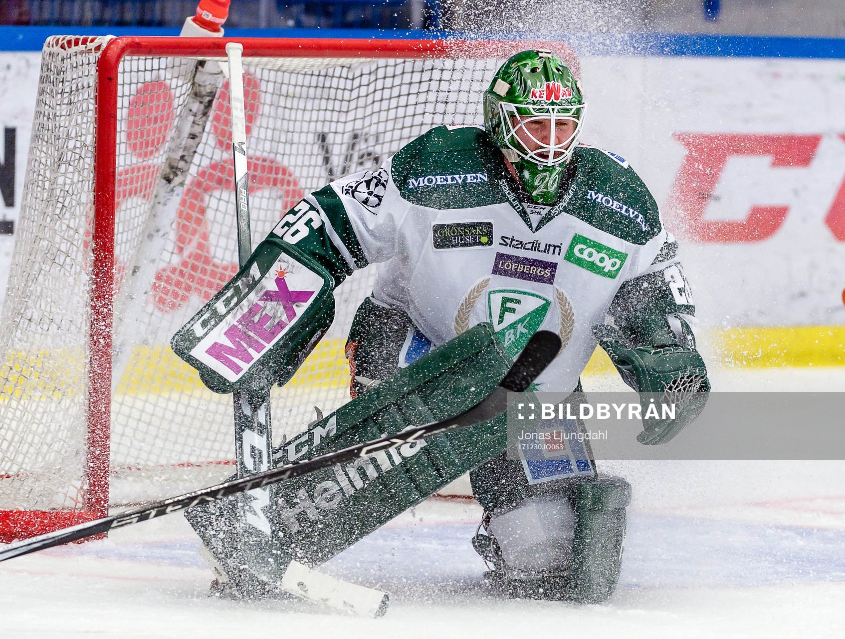 Färjestads målvakt Stefan Steen