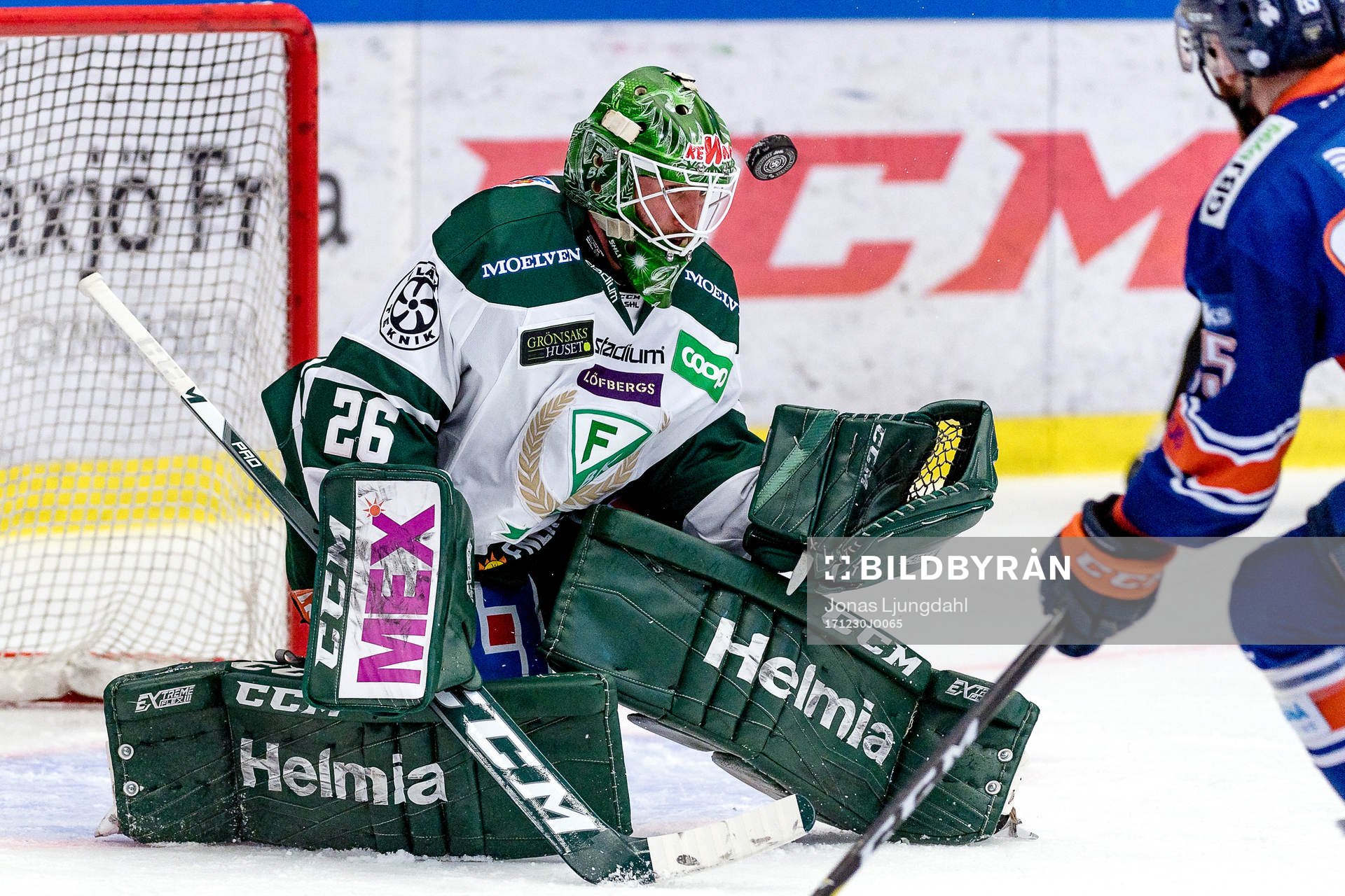 Färjestads målvakt Stefan Steen