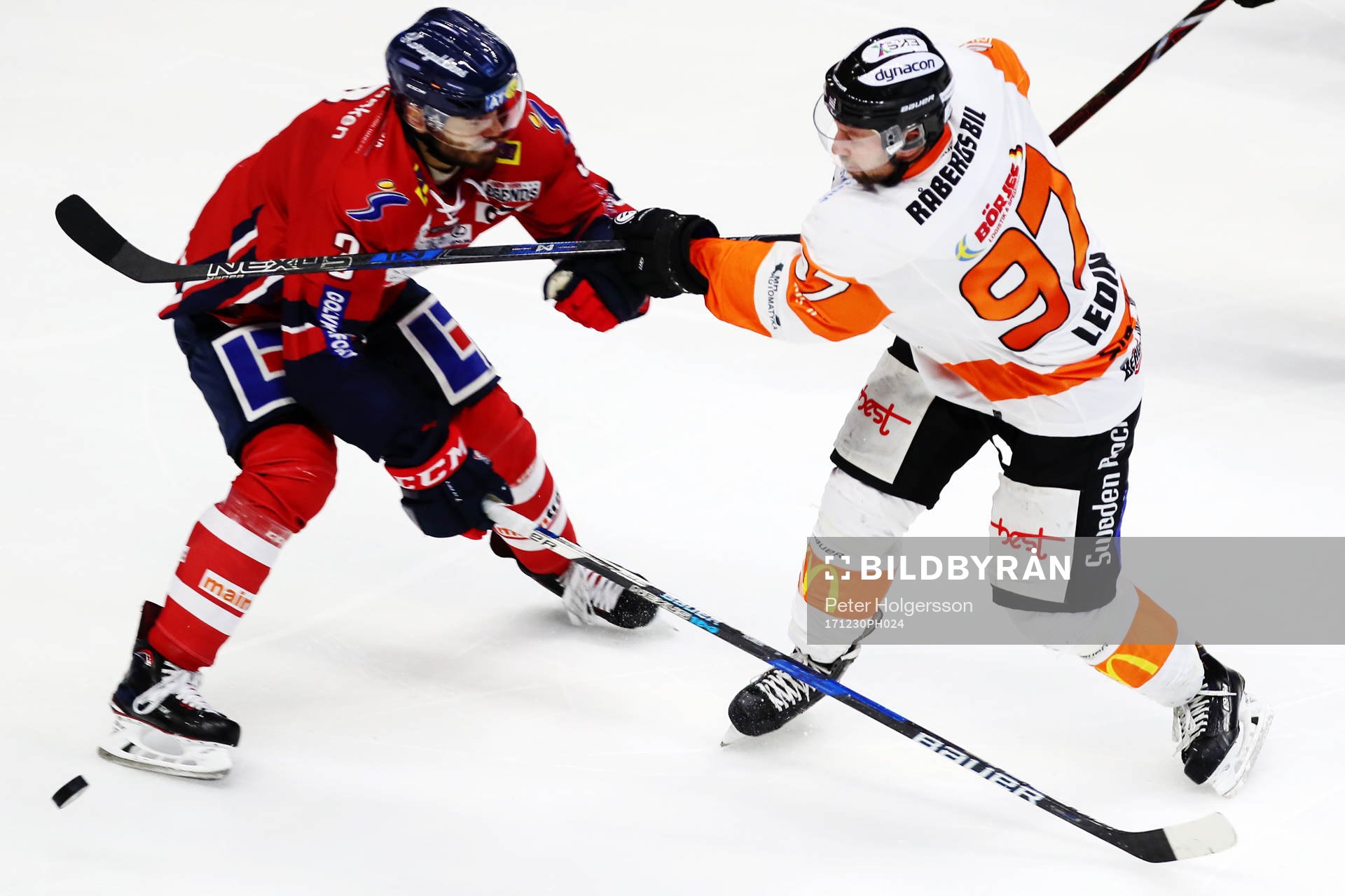 Linköpings Almen Bibic och Karlskronas Per Ledin