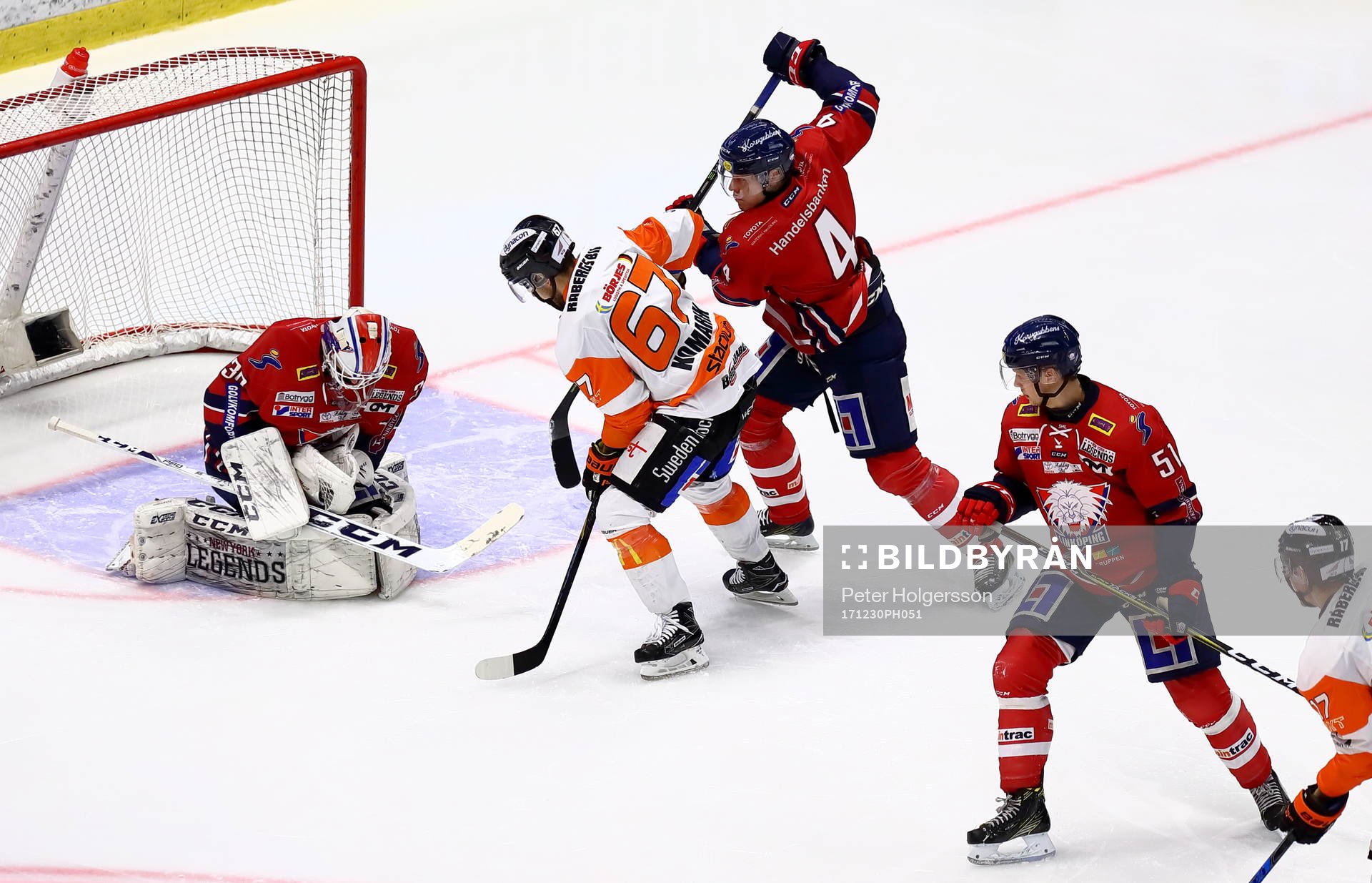 Linköpings målvakt Jacob Johansson, Karlskronas