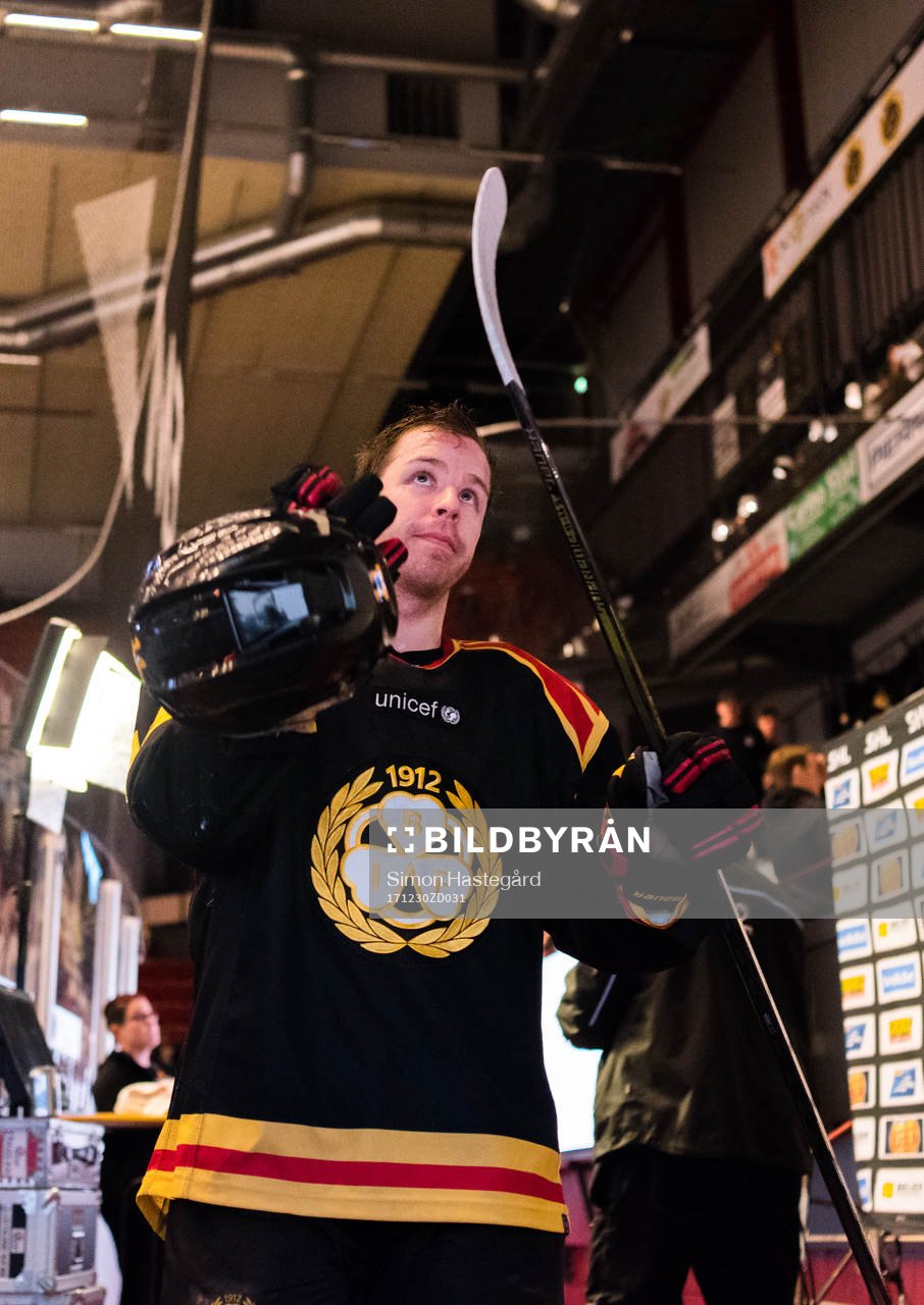 Brynäs Kevin Clark jublar