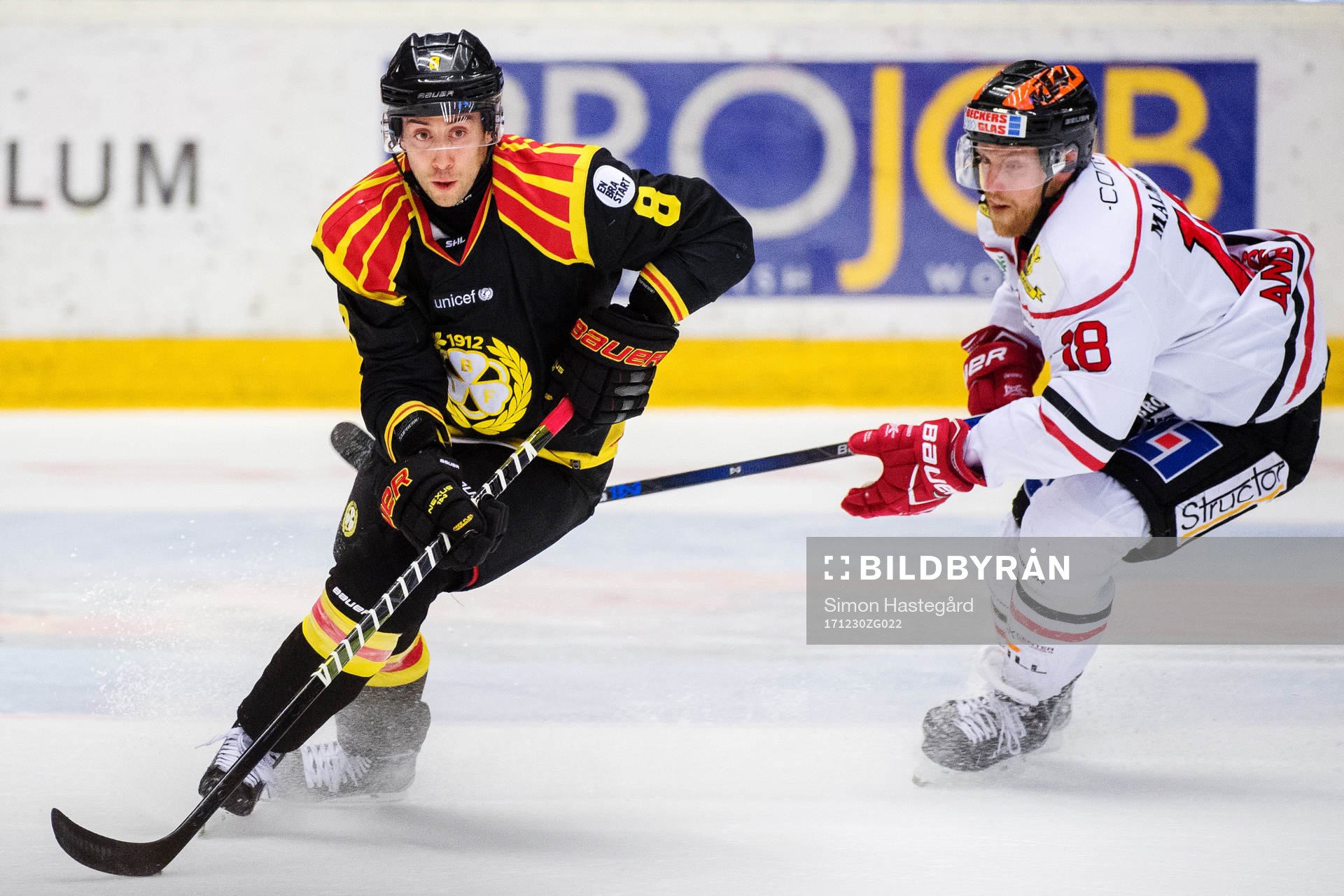 Brynäs Aaron Palushaj och Örebros Joakim Andersson