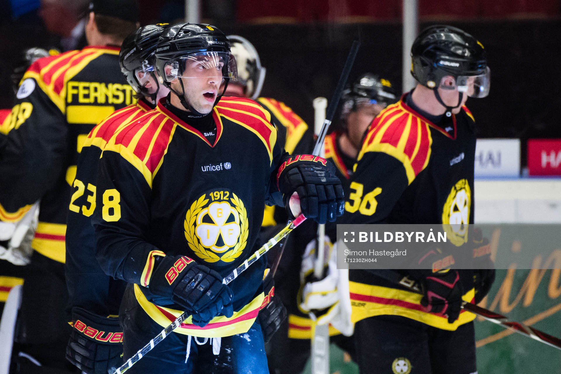 Brynäs Aaron Palushaj jublar