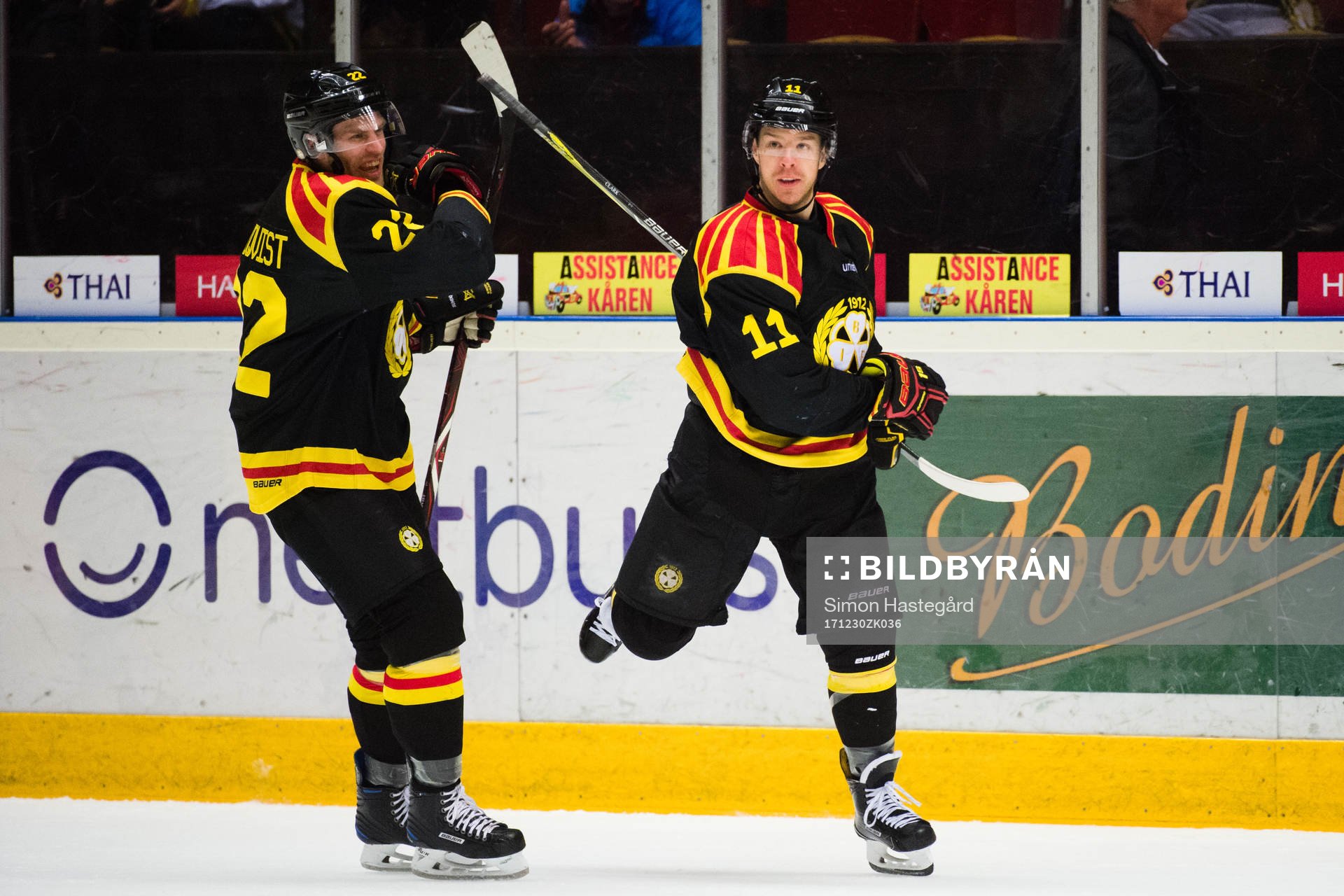 Brynäs Kevin Clark jublar