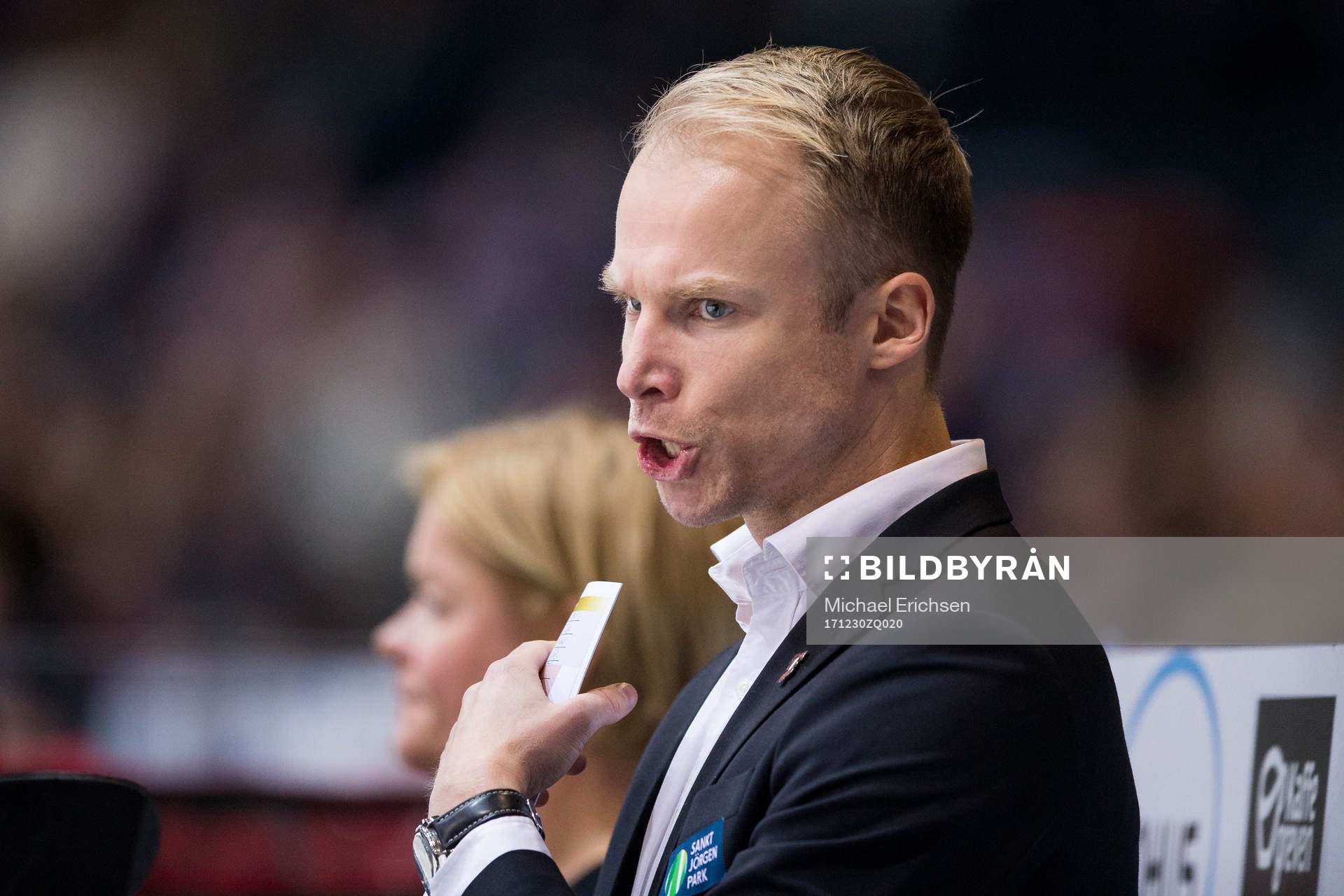 Frölundas assisterande tränare Johan Lundskog