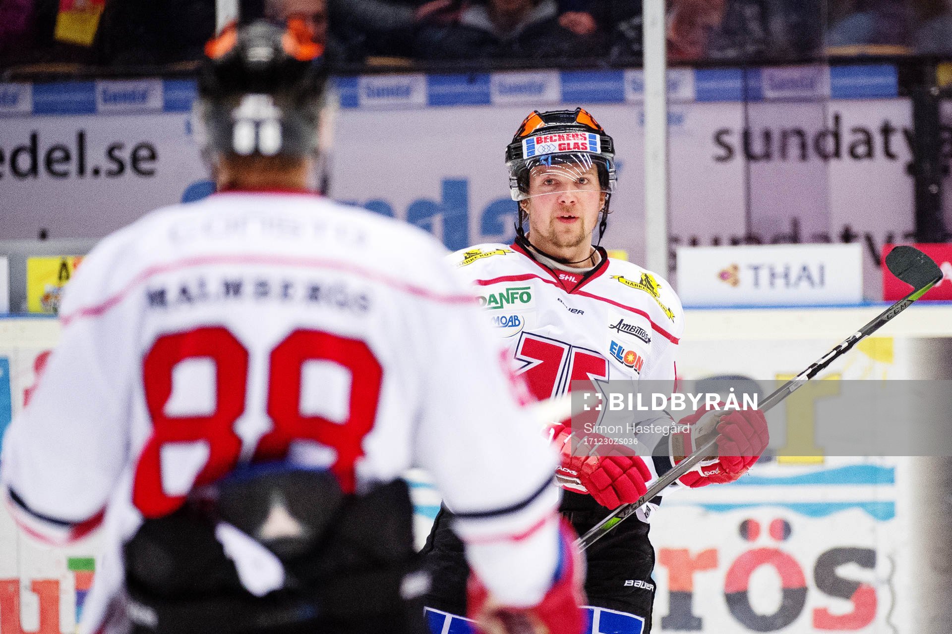 Örebros Viktor Amnér jublar