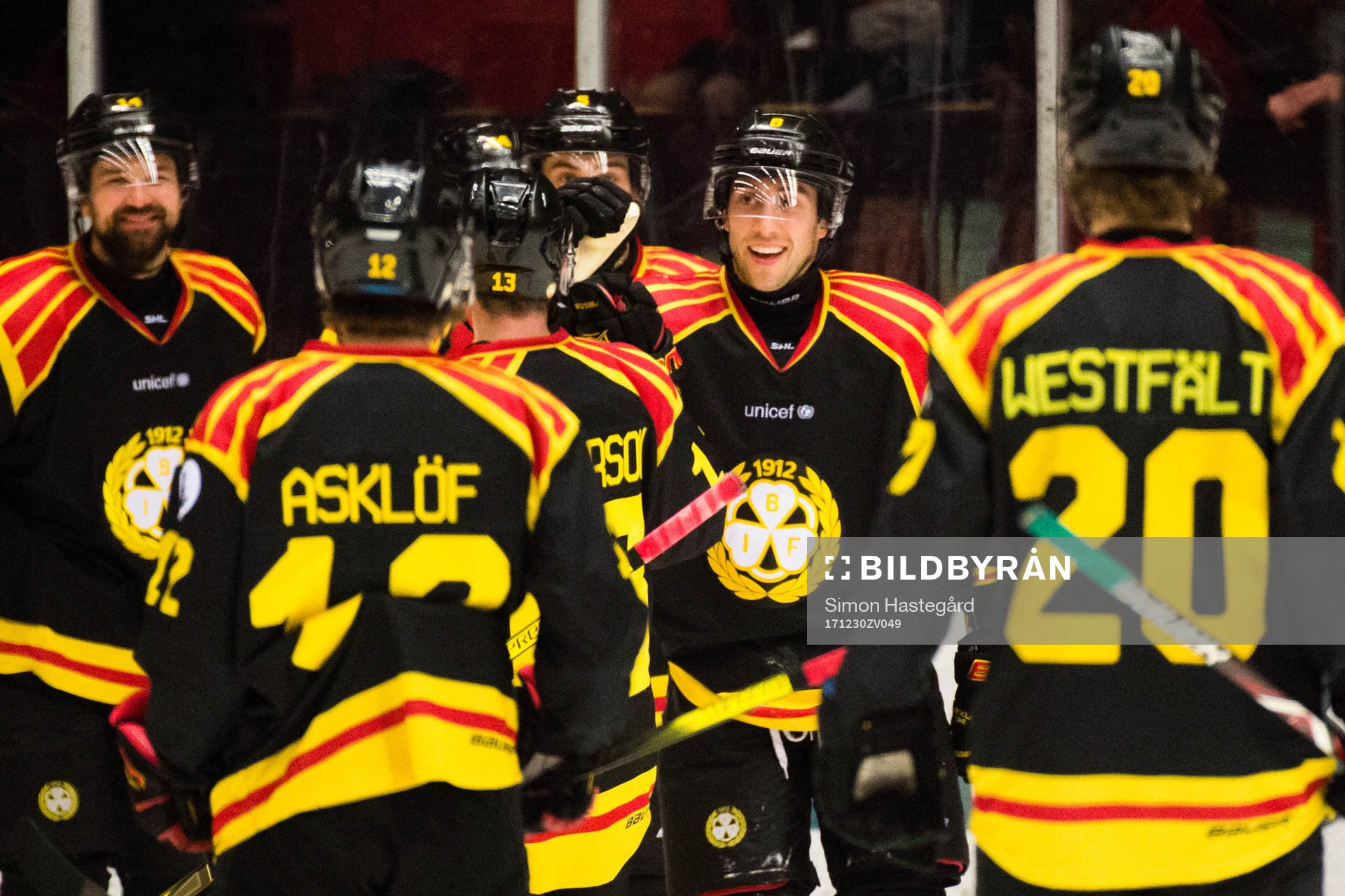 Brynäs Aaron Palushaj jublar