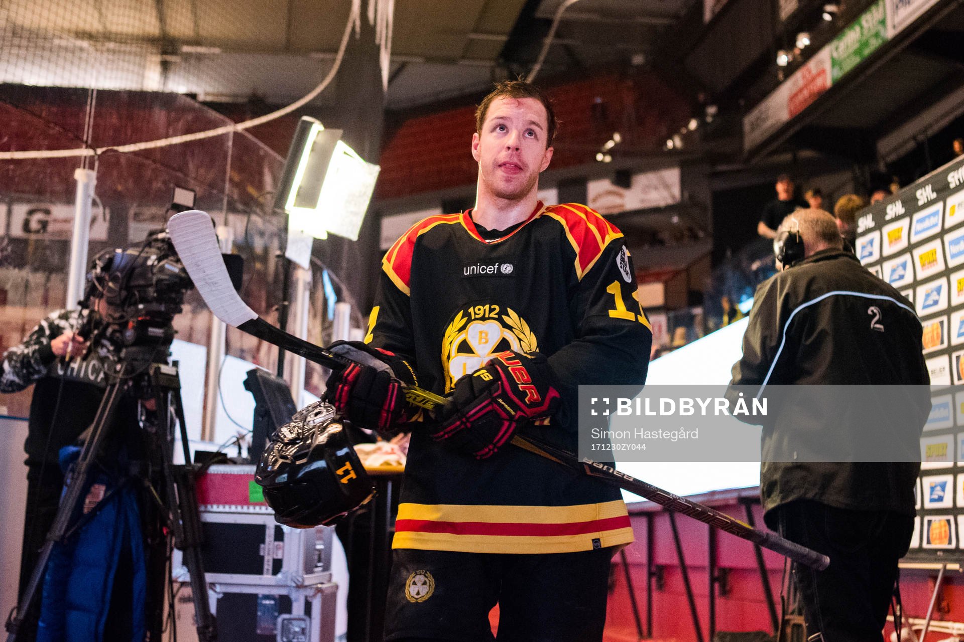 Brynäs Kevin Clark jublar