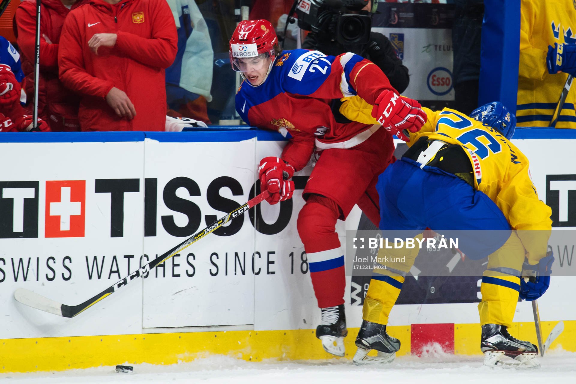 Rysslands Alexei Polodyan och Sveriges Erik Brännström