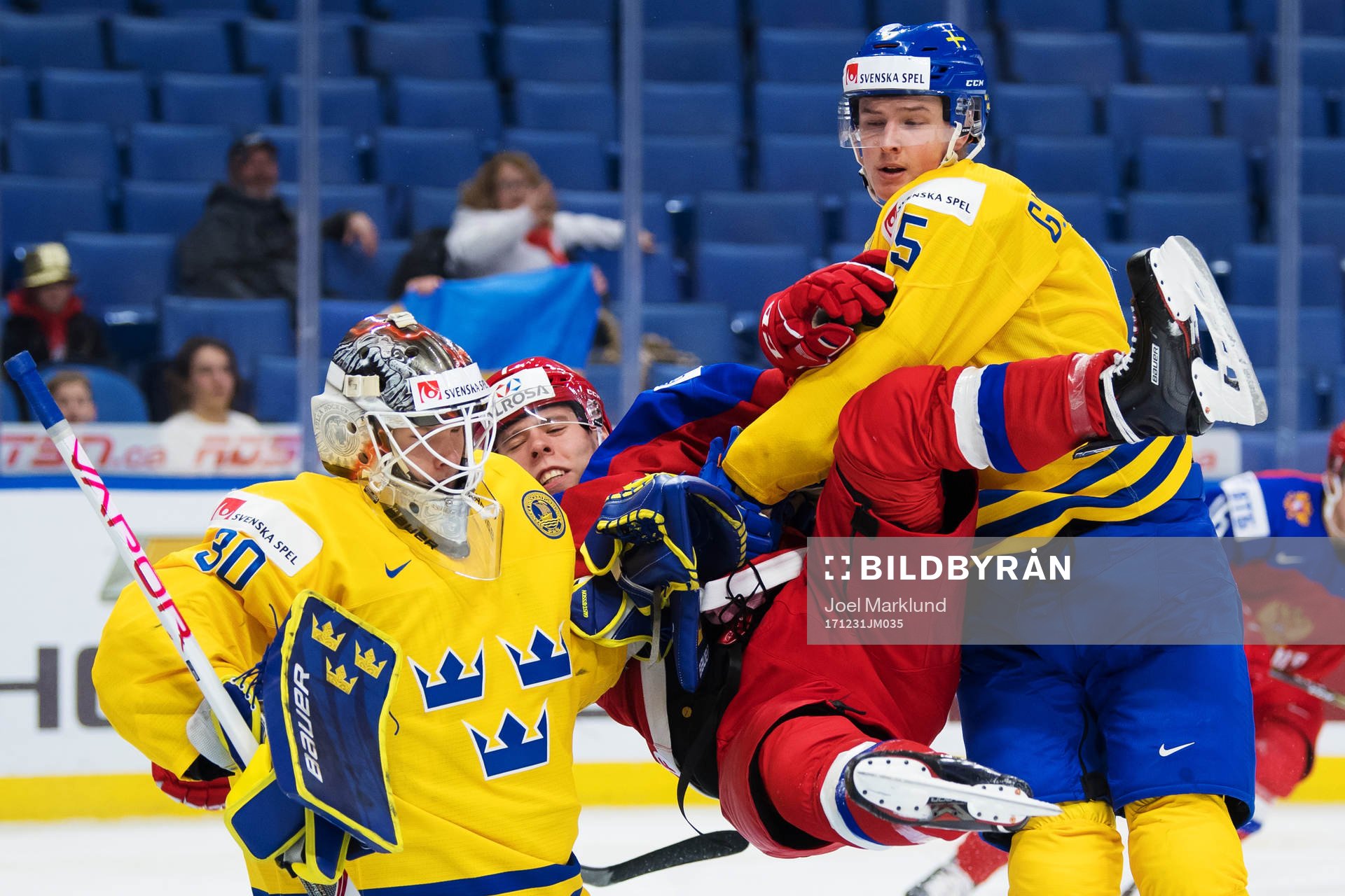 Rysslands Vitali Abramov stoppas av Sveriges Gustav