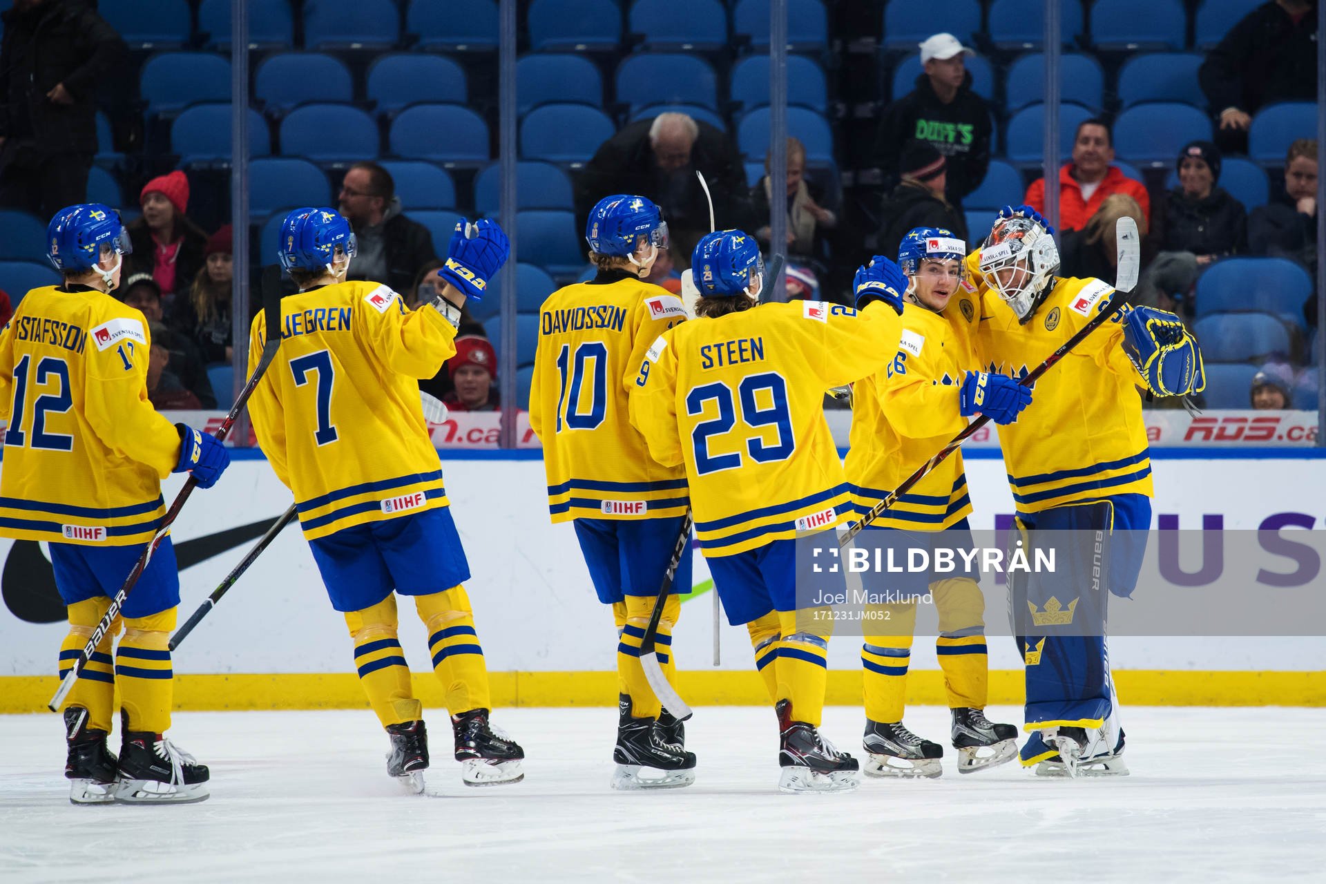 Sveriges Glenn Gustafsson, Timothy Liljegren, Marcus