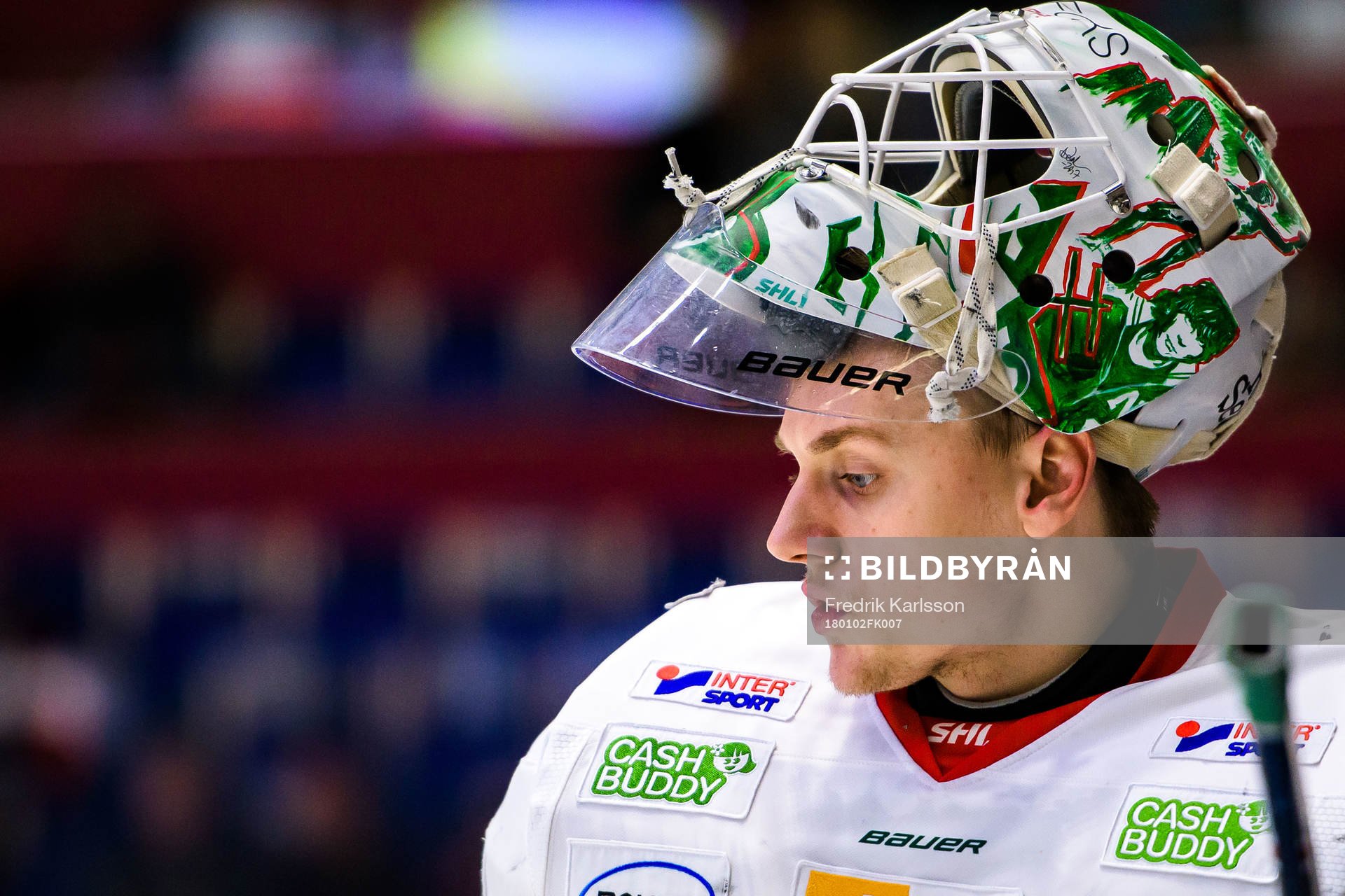 Frölundas målvakt Johan Mattsson