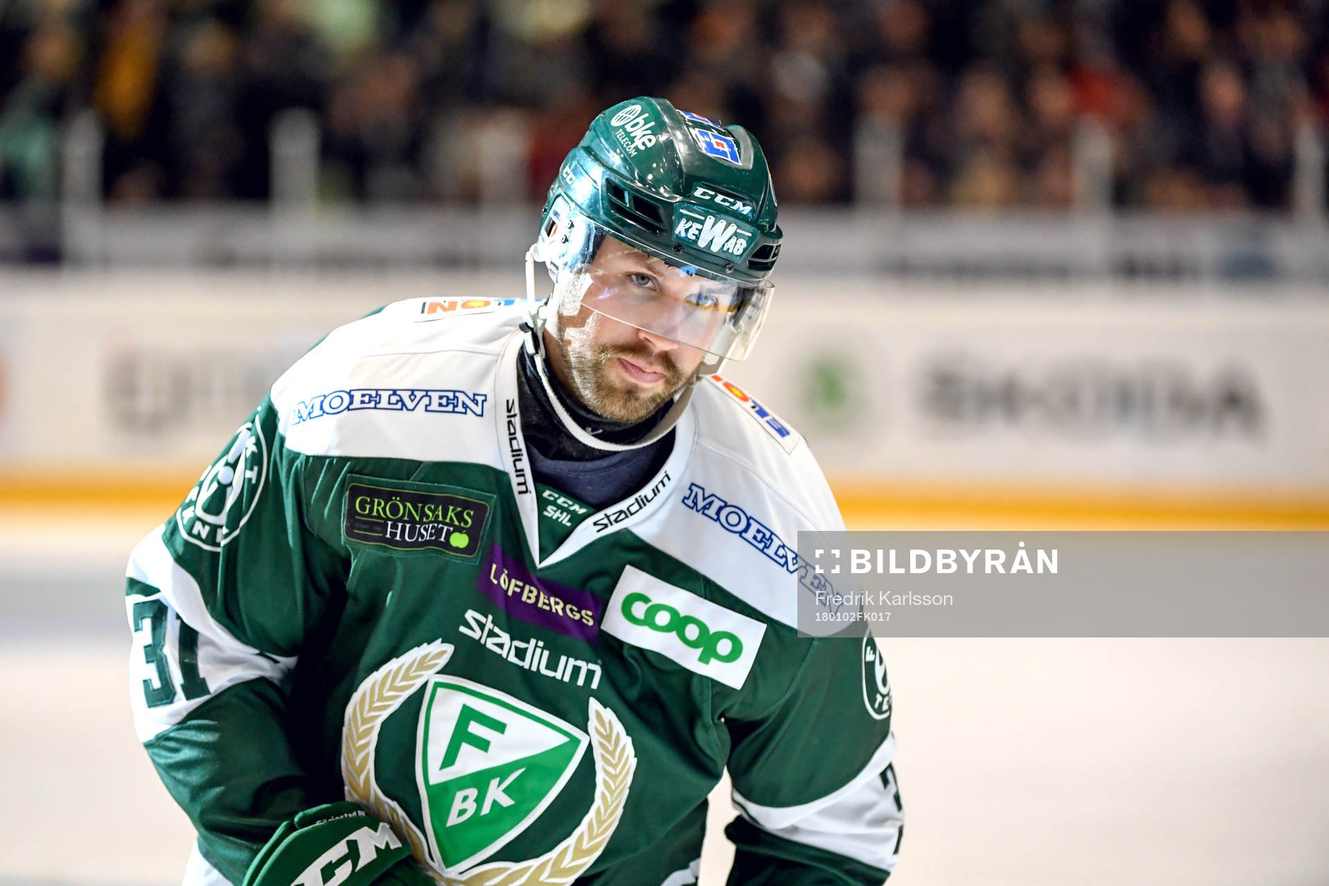 Färjestads Dick Axelsson jublar