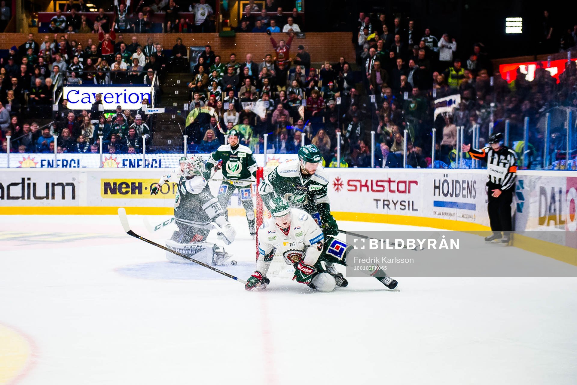 Frölundas Carl Grundström gör det avgörande målet i